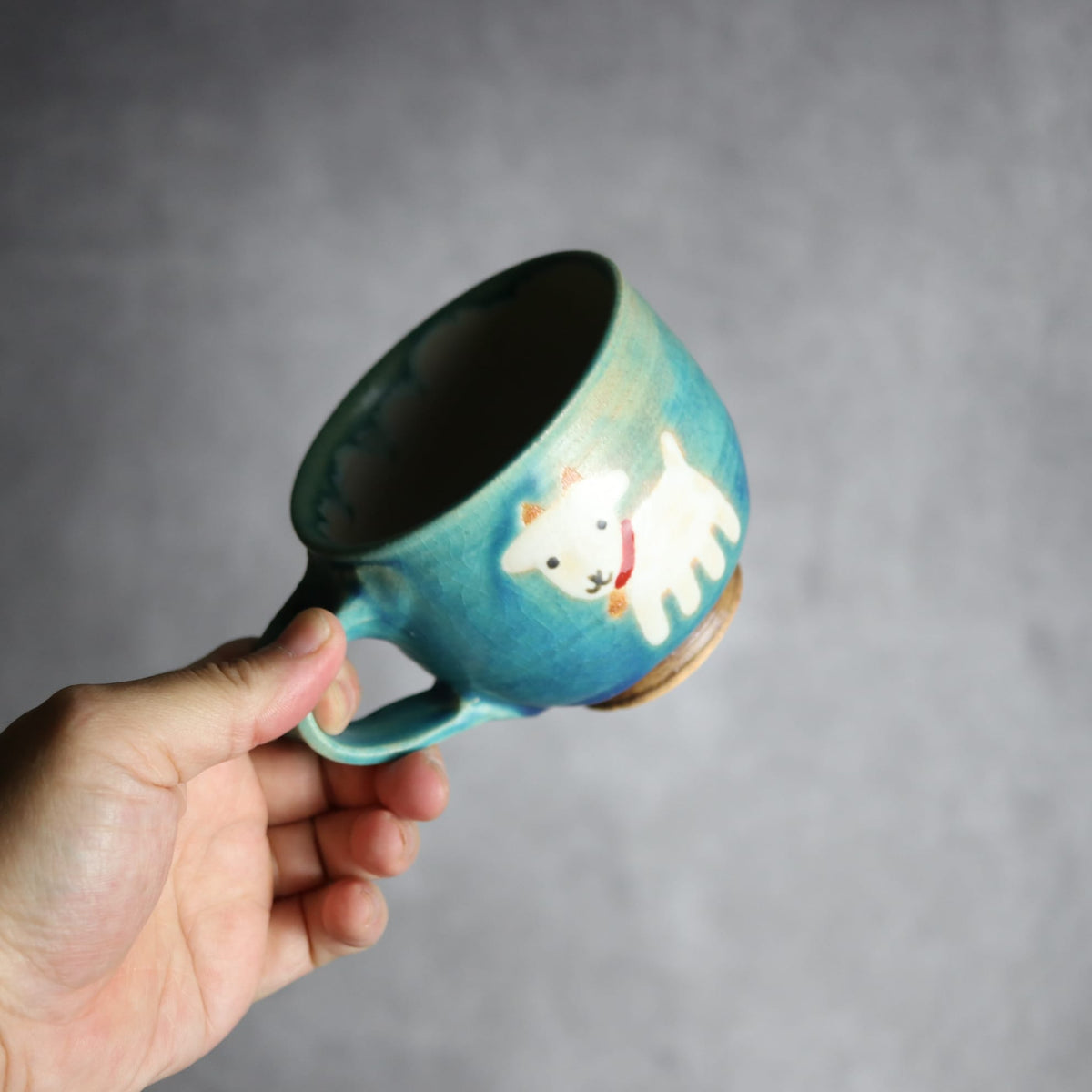 丸マグ ヤギ2 やちむん 陶器 atelier qucchane