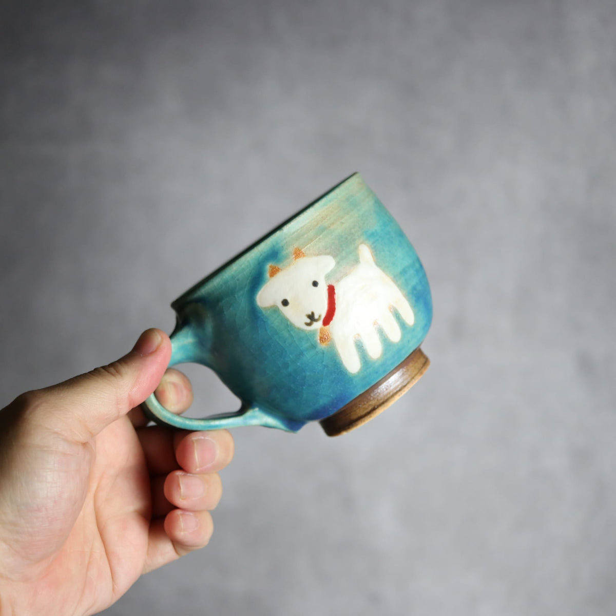 丸マグ ヤギ2 やちむん 陶器 atelier qucchane