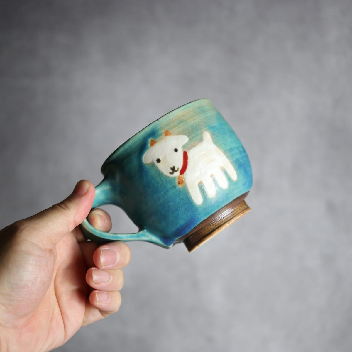 丸マグ ヤギ2 やちむん 陶器 atelier qucchane