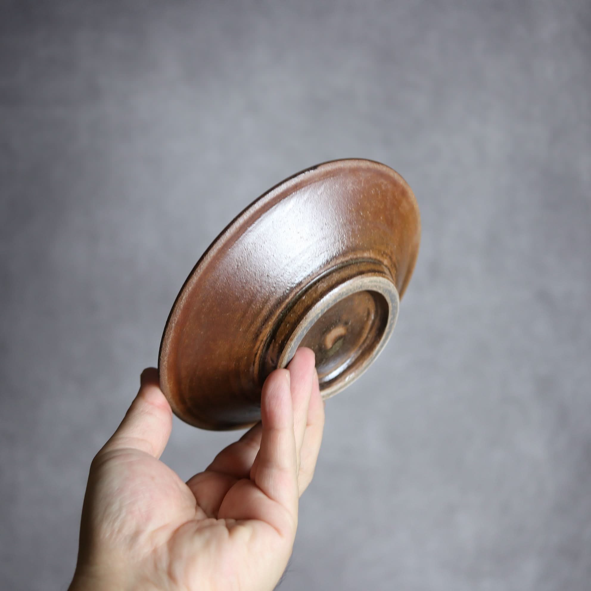 5寸皿1 呉須 緑釉 葡萄 やちむん 陶器 いずみ窯 島袋工房 やちむん 陶器.