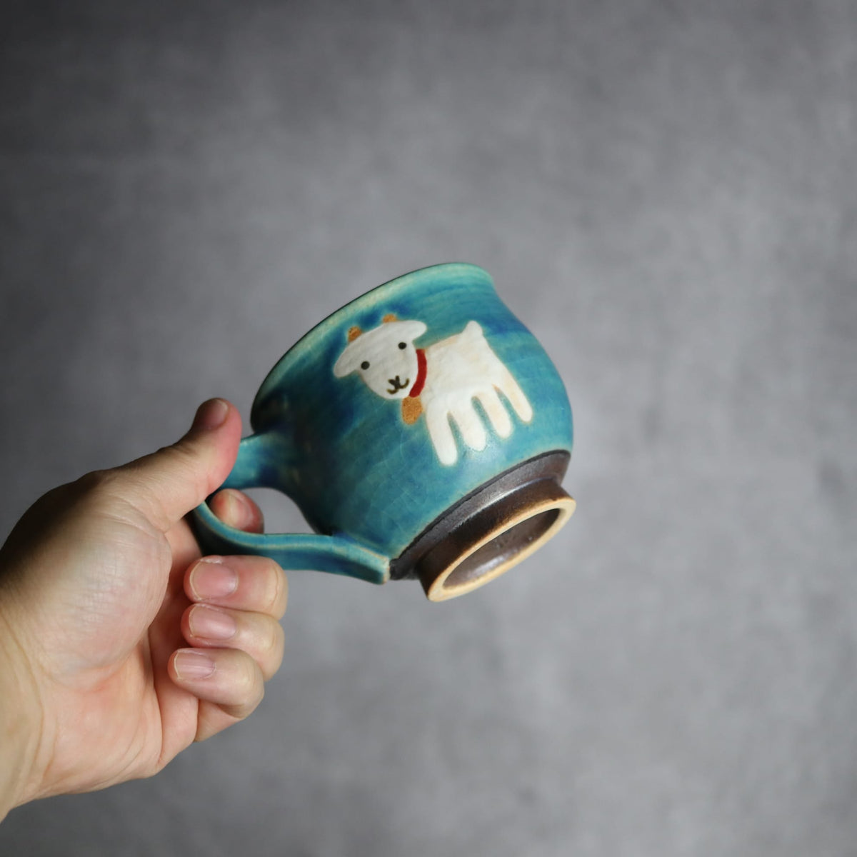 丸マグ ヤギ3 やちむん 陶器 atelier qucchane