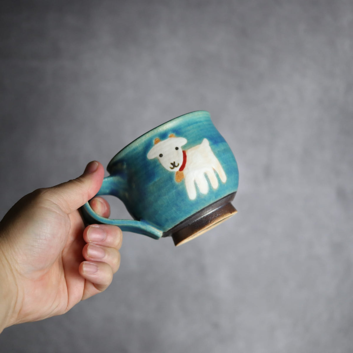 丸マグ ヤギ3 やちむん 陶器 atelier qucchane