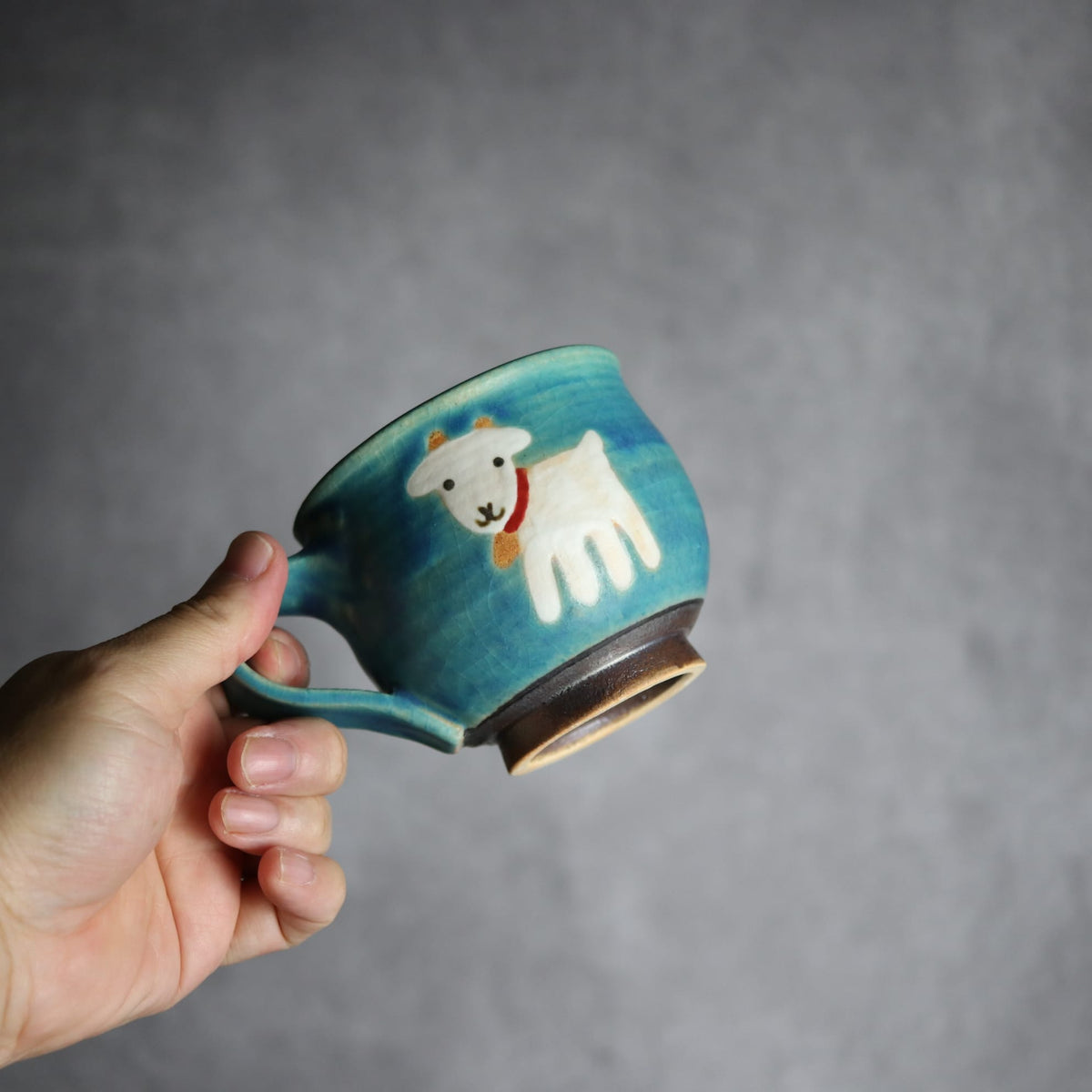 丸マグ ヤギ3 やちむん 陶器 atelier qucchane