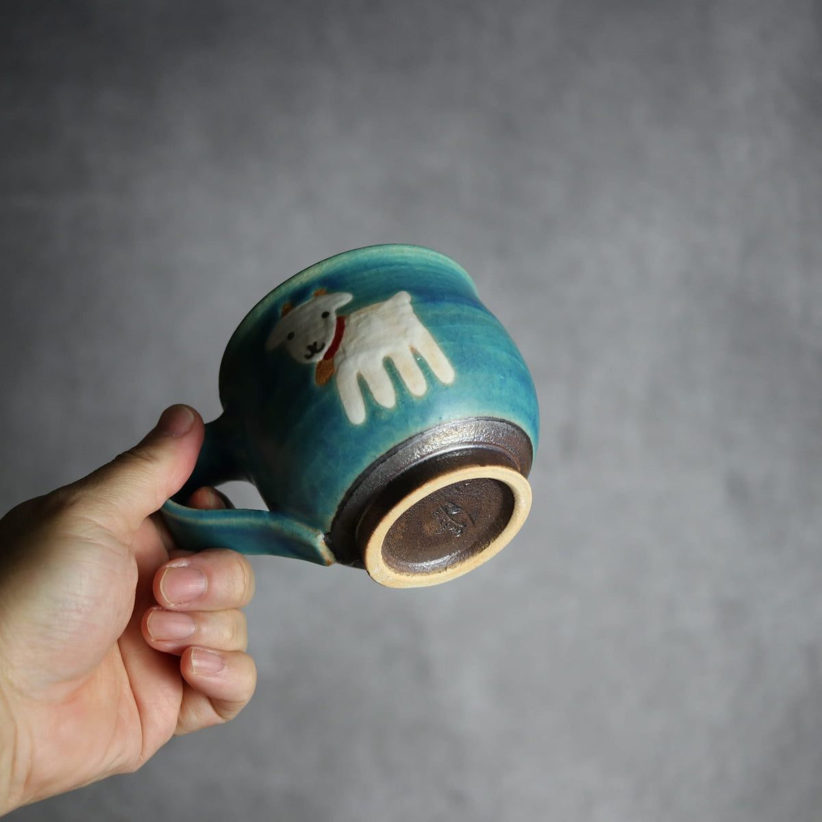 丸マグ ヤギ3 やちむん 陶器 atelier qucchane