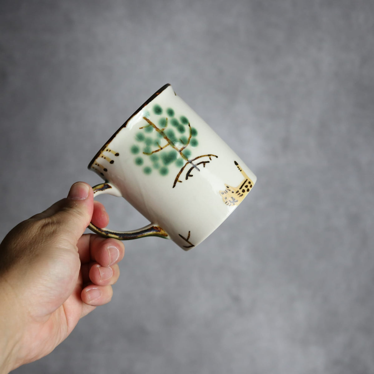トールマグ ヤマネコマングローブ やちむん 陶器 atelier qucchane