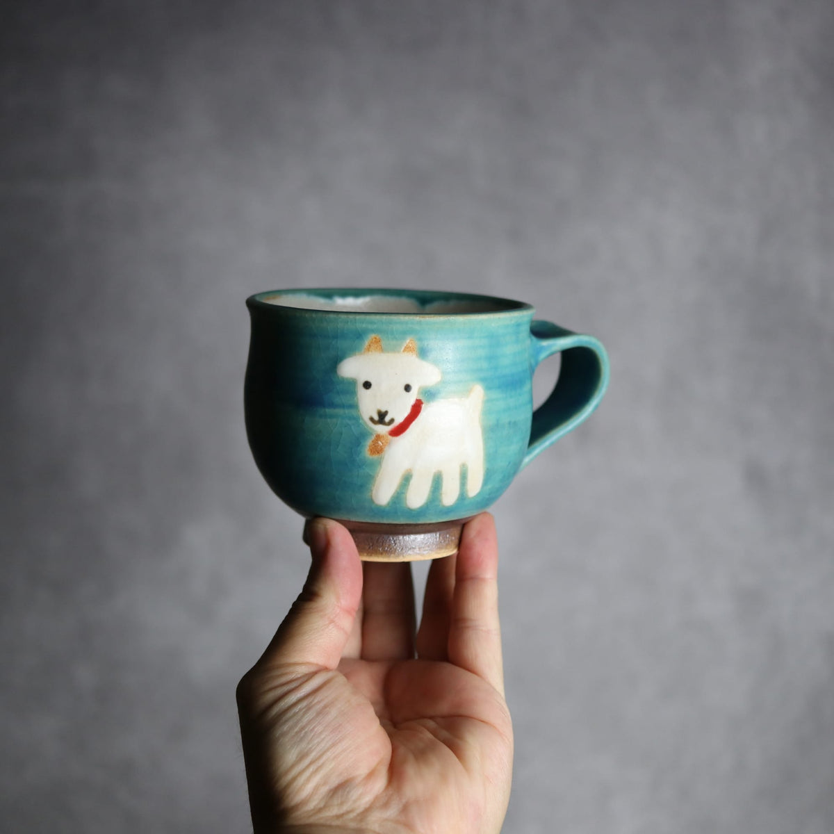 丸マグ ヤギ3 やちむん 陶器 atelier qucchane