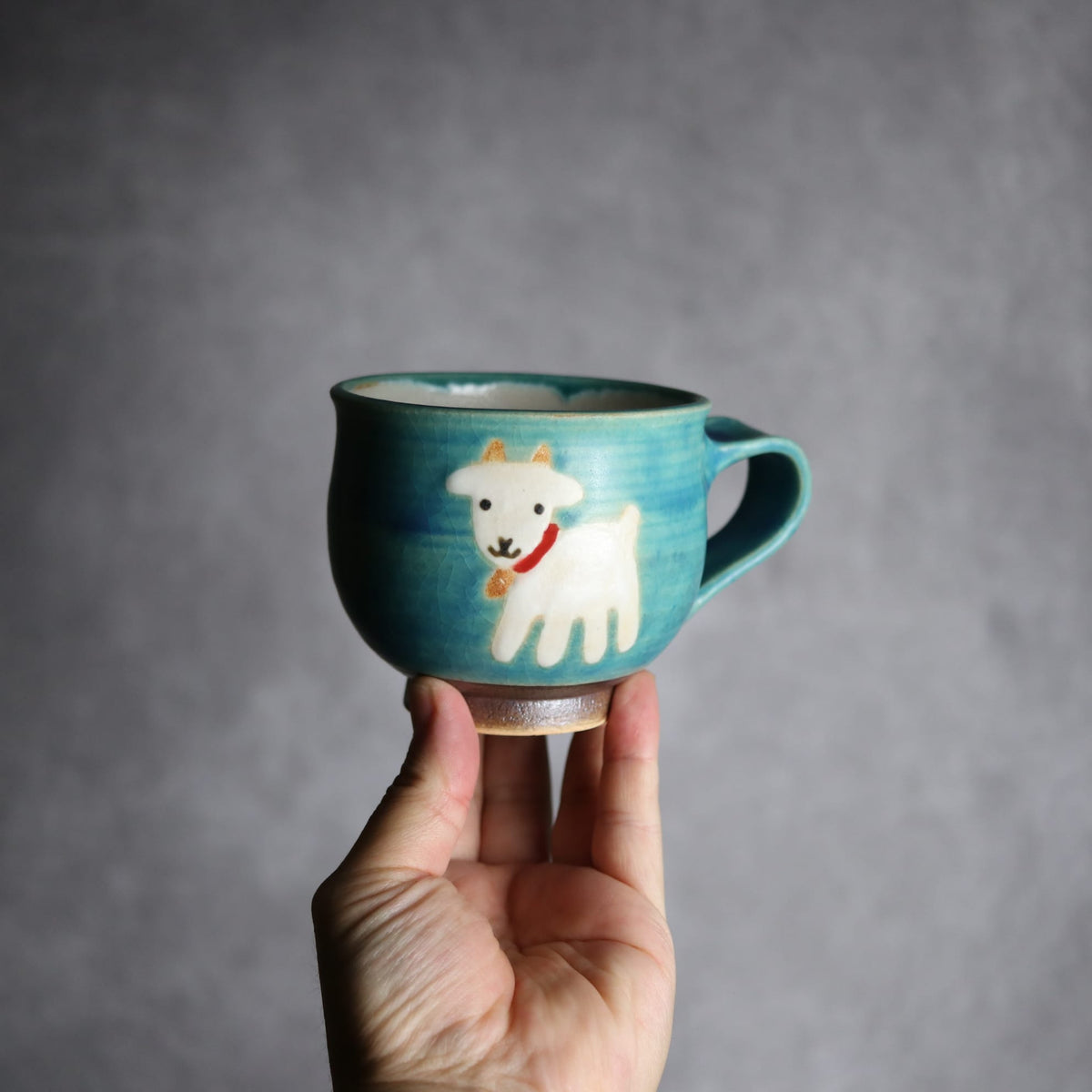 丸マグ ヤギ3 やちむん 陶器 atelier qucchane