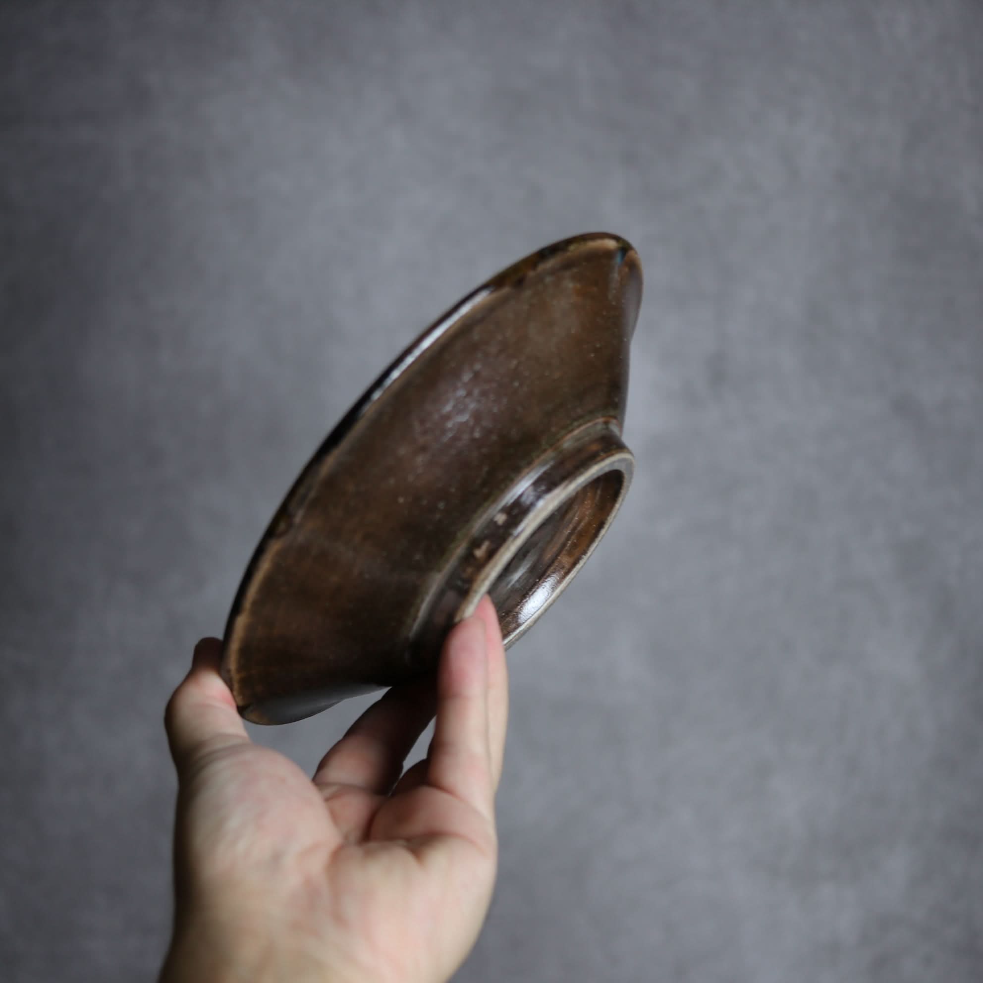 6寸皿2 三彩 線描 やちむん 陶器 いずみ窯 島袋工房 やちむん 陶器.