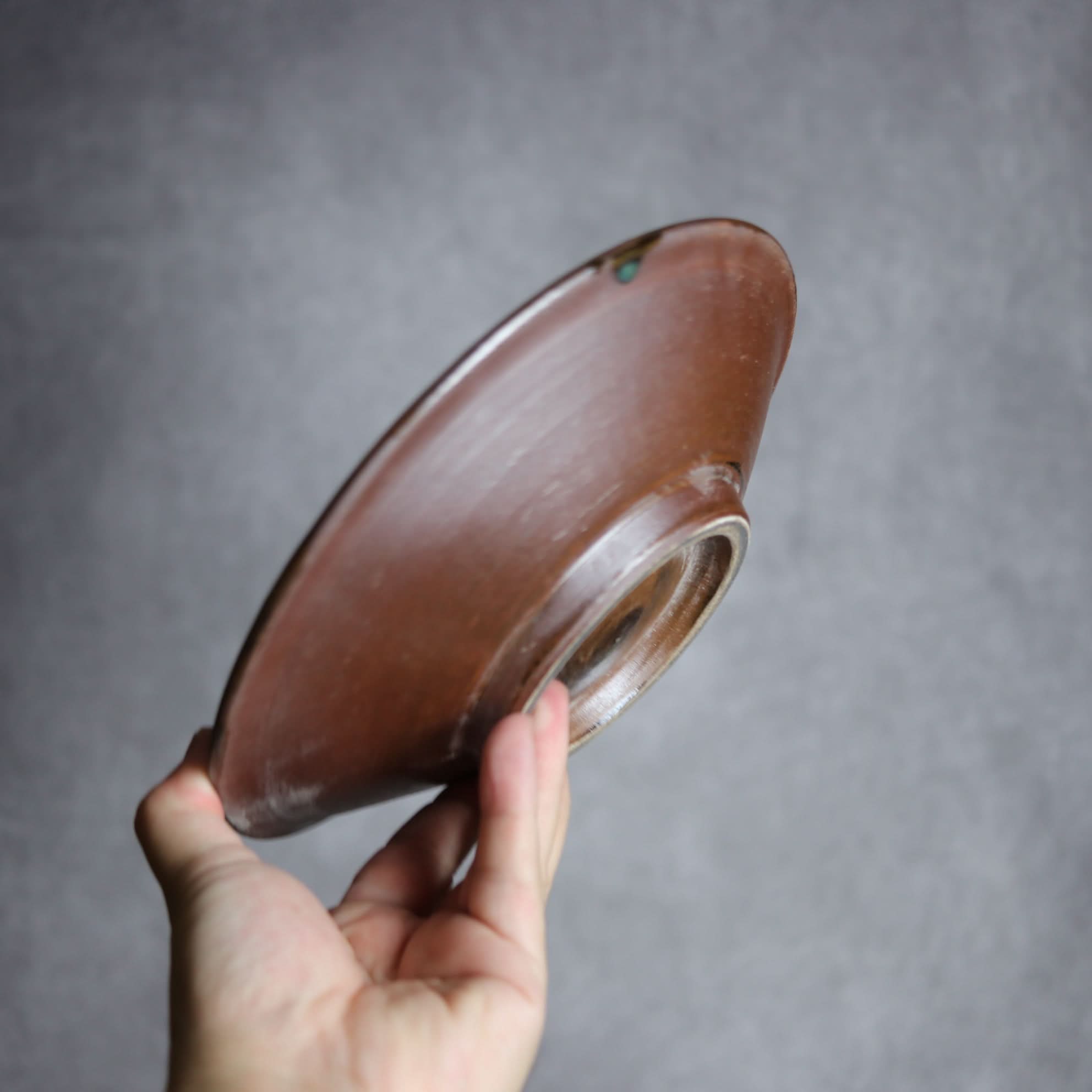 7寸皿1 三彩 指描 やちむん 陶器 いずみ窯 島袋工房 やちむん 陶器.