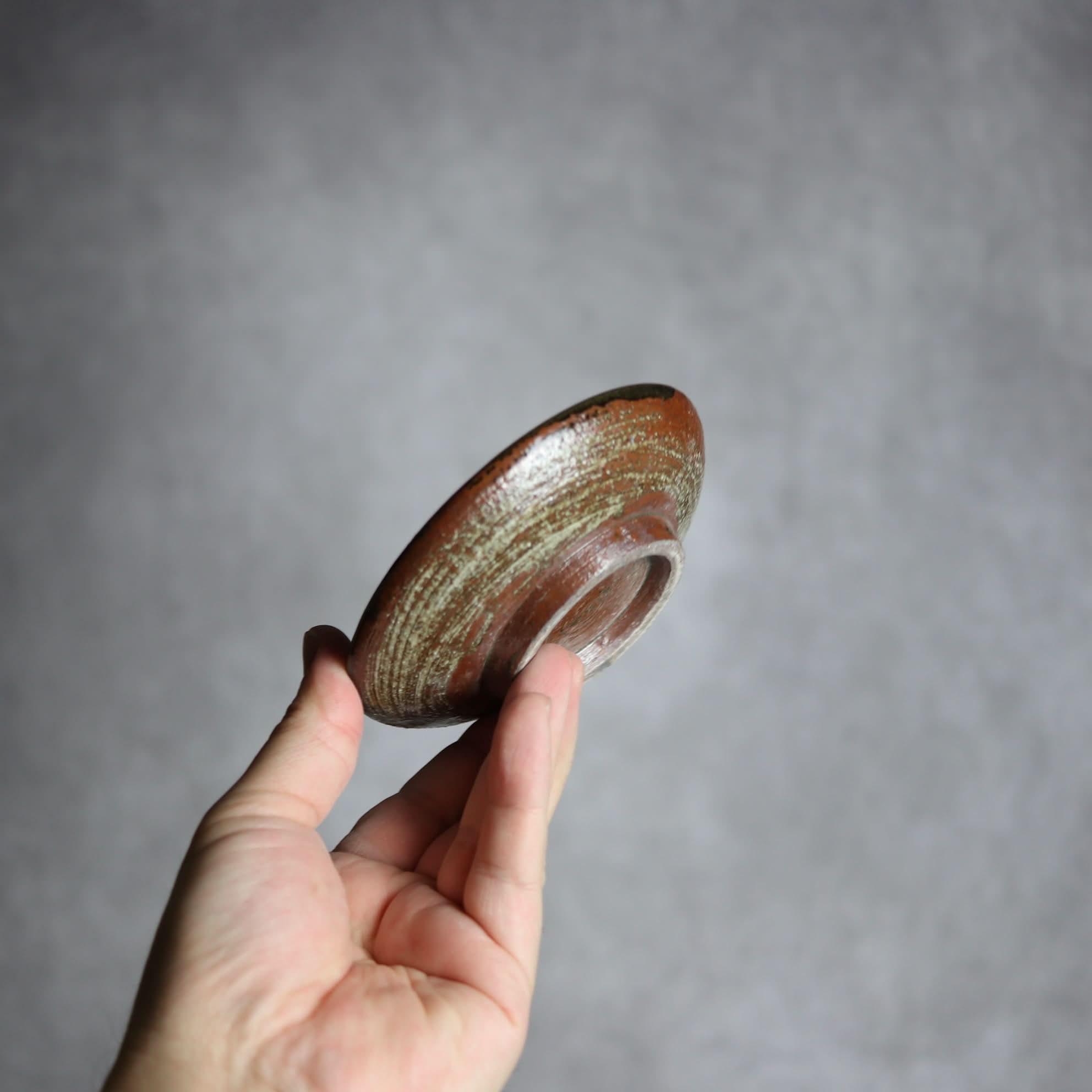 3.5寸皿2 緑釉 刷毛目 やちむん 陶器 北窯 松田共司工房 やちむん 陶器.