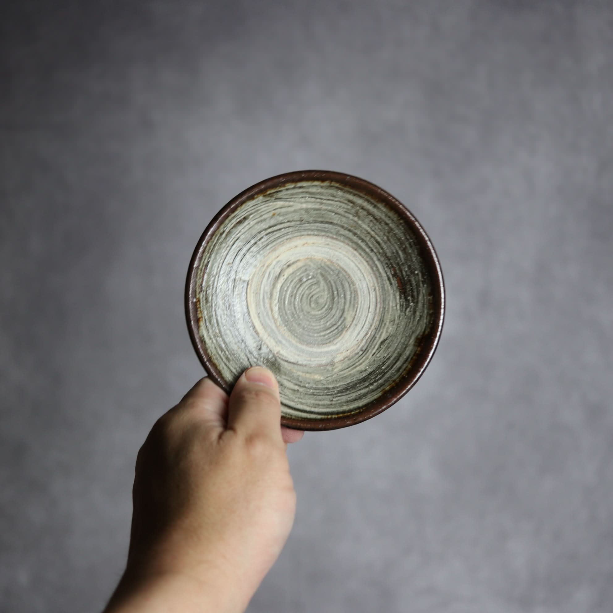 3.5寸皿3 緑釉 刷毛目 やちむん 陶器 北窯 松田共司工房 やちむん 陶器.