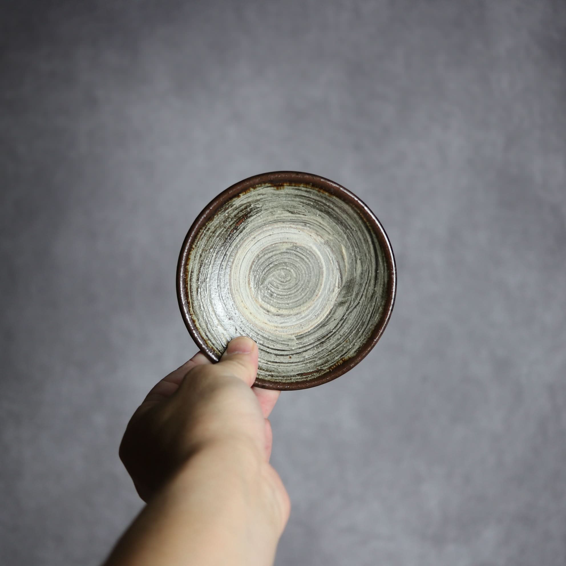 3.5寸皿3 緑釉 刷毛目 やちむん 陶器 北窯 松田共司工房 やちむん 陶器.