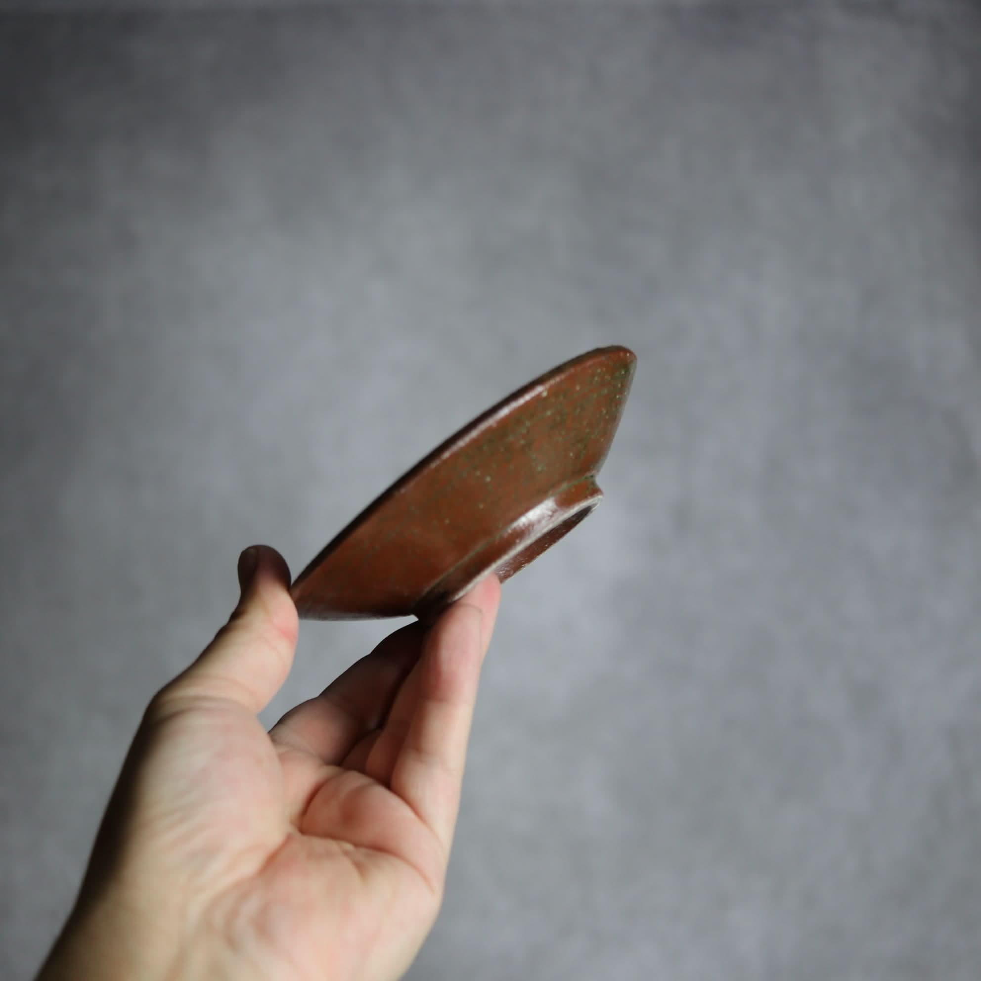 3.5寸皿3 呉須釉 唐草 やちむん 陶器 北窯 松田共司工房 やちむん 陶器.