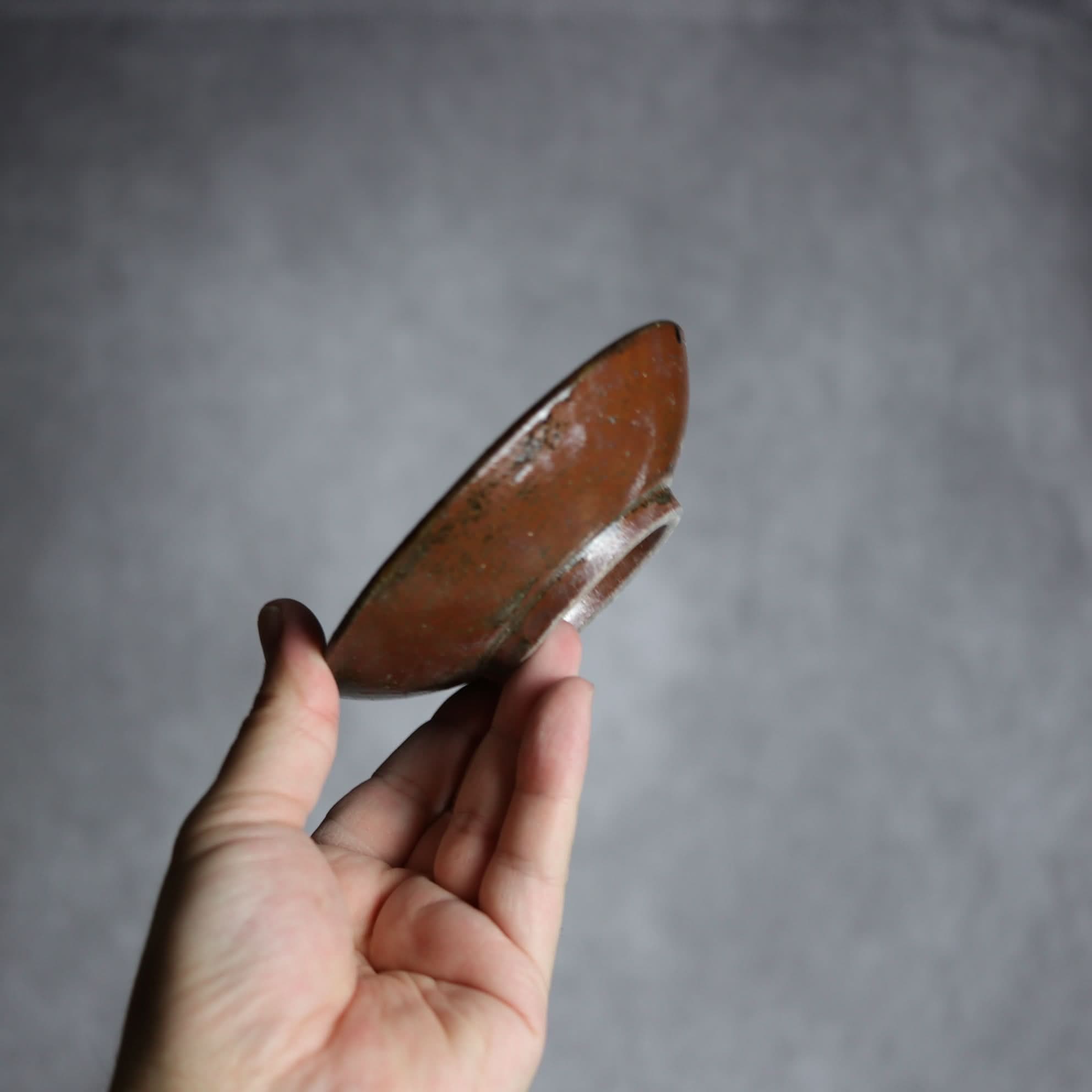 3.5寸皿4 呉須釉 唐草 やちむん 陶器 北窯 松田共司工房 やちむん 陶器.