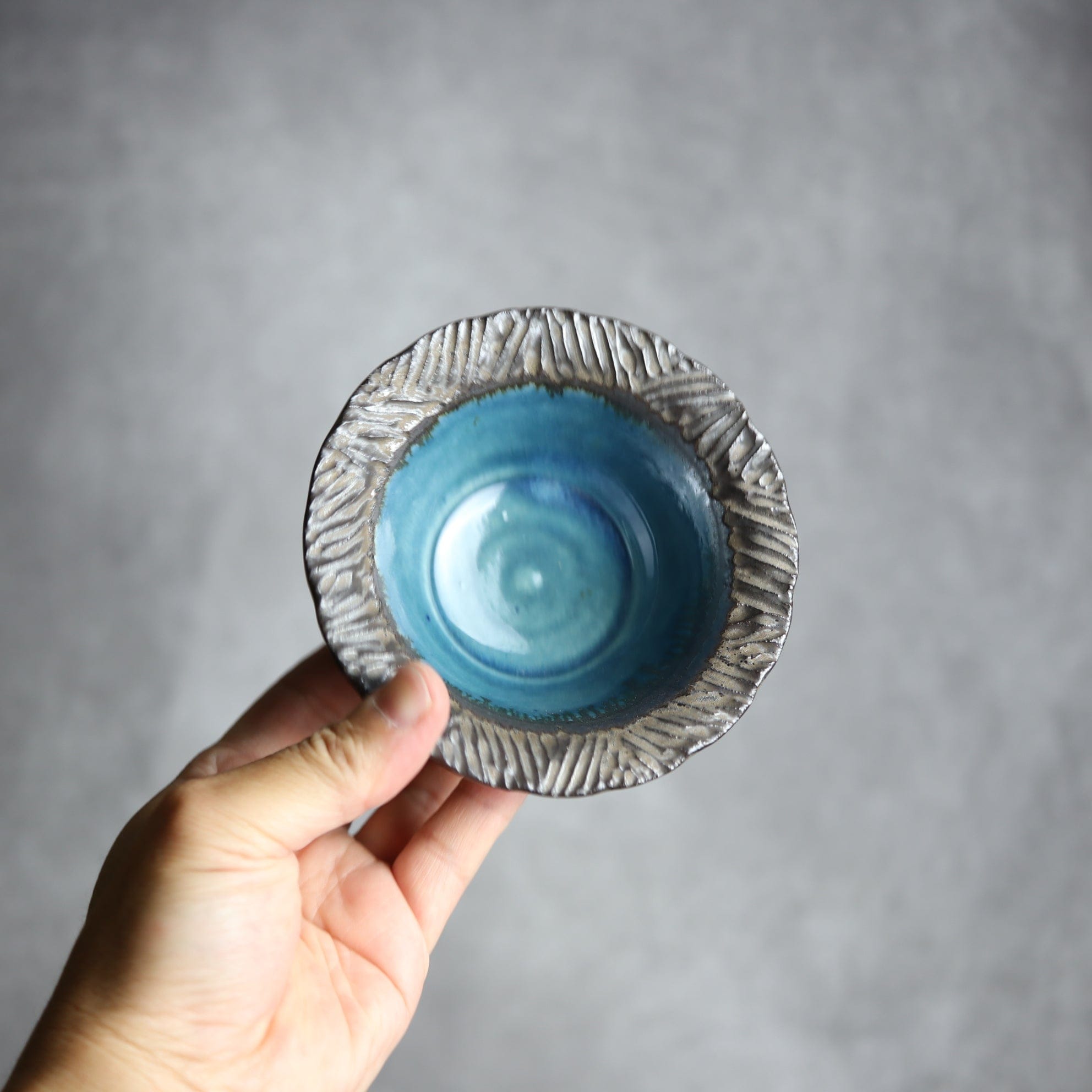 3.5寸ワンブー1 黒 彫り模様 やちむん 陶器 nagaremo やちむん 陶器.