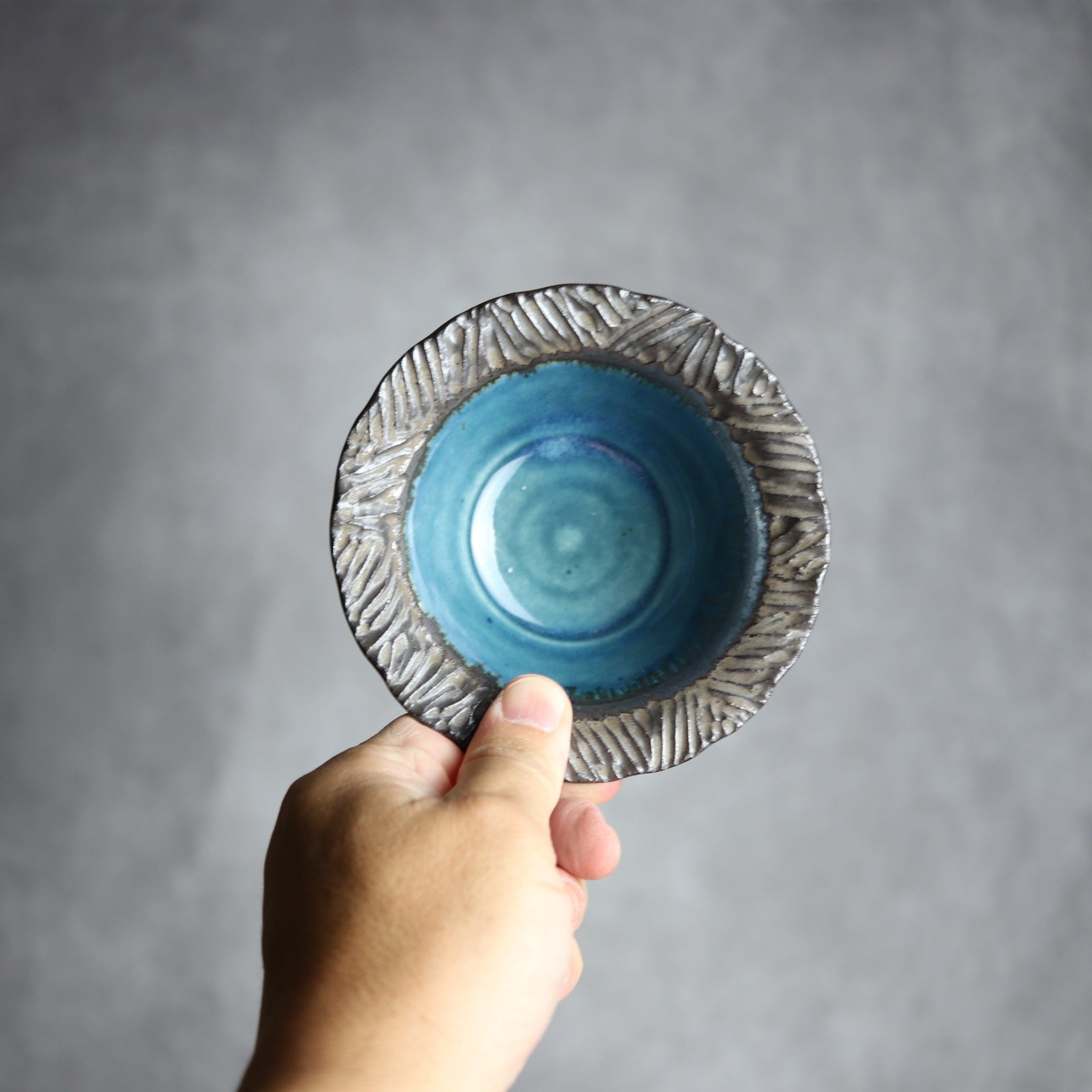 3.5寸ワンブー1 黒 彫り模様 やちむん 陶器 nagaremo やちむん 陶器.