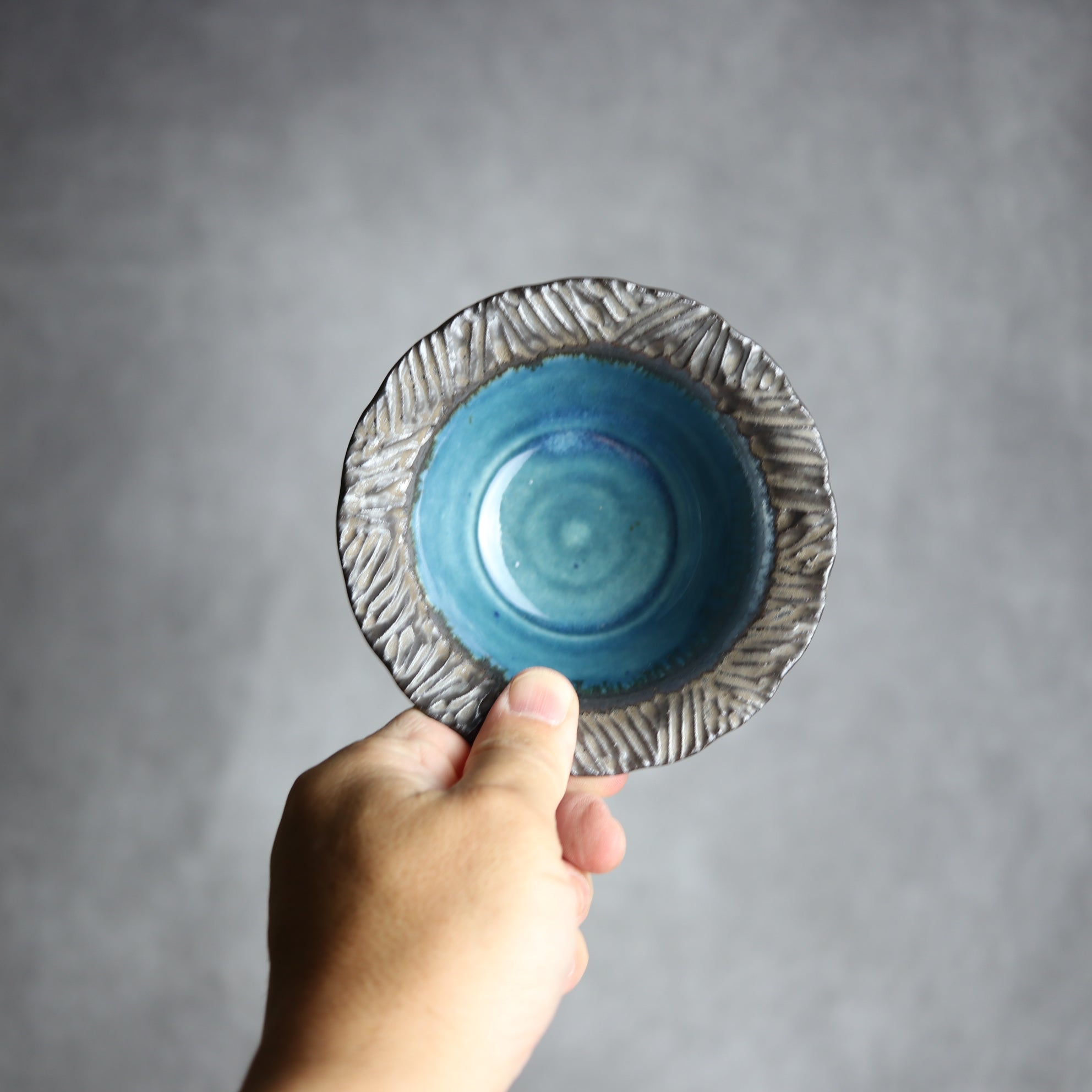 3.5寸ワンブー1 黒 彫り模様 やちむん 陶器 nagaremo やちむん 陶器.