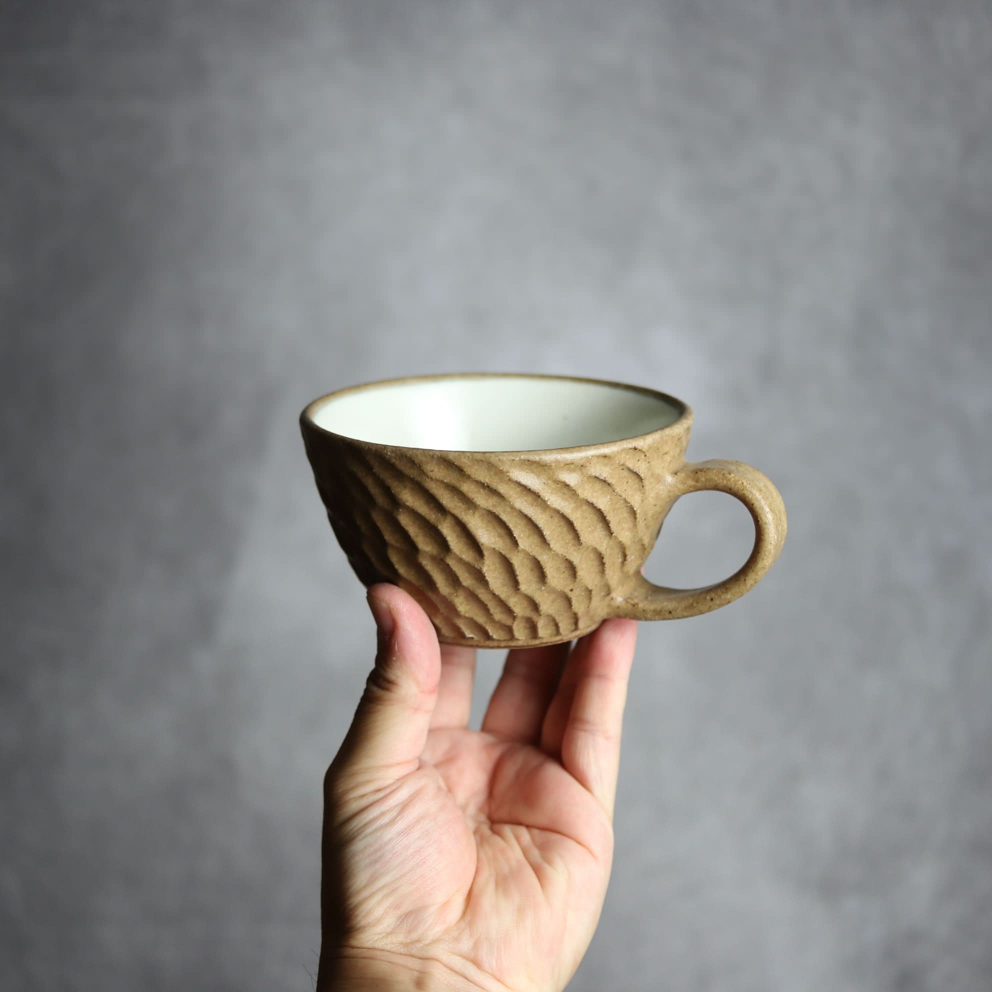 スープマグ1 ナッツ ブラウン やちむん 陶器 nagaremo やちむん 陶器.