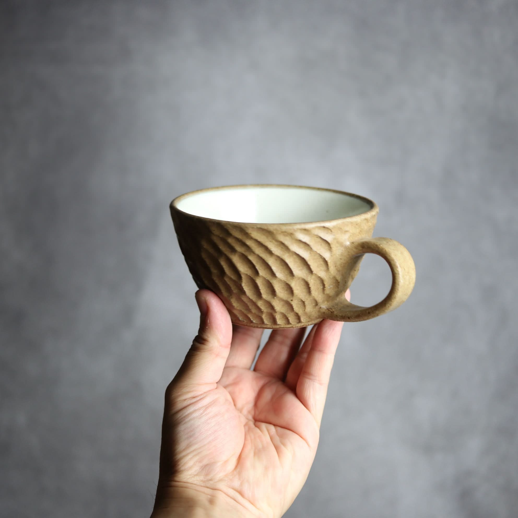 スープマグ1 ナッツ ブラウン やちむん 陶器 nagaremo やちむん 陶器.