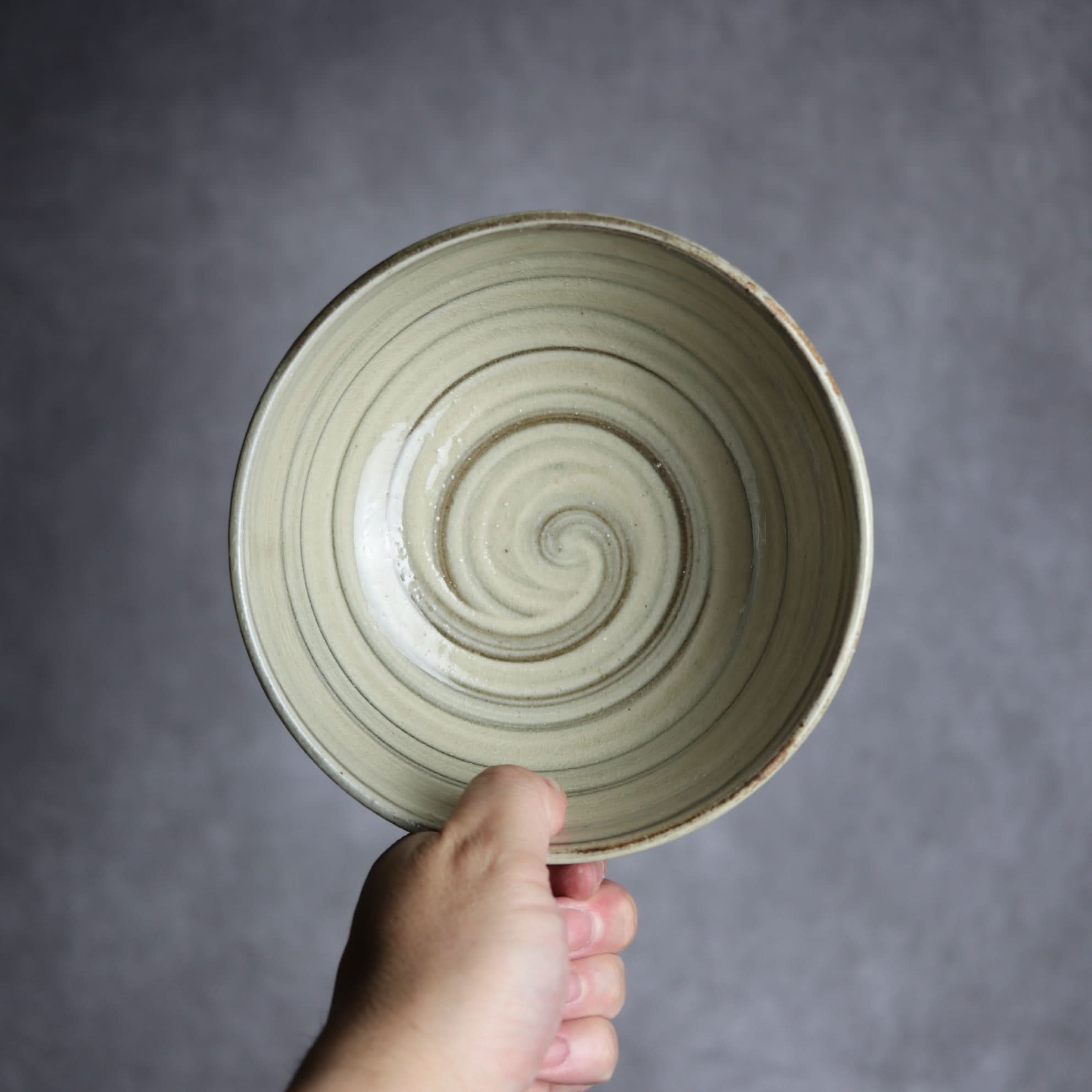 5寸鉢2 呉須釉 刷毛目 点打 やちむん 陶器 北窯 松田米司工房 やちむん 陶器.