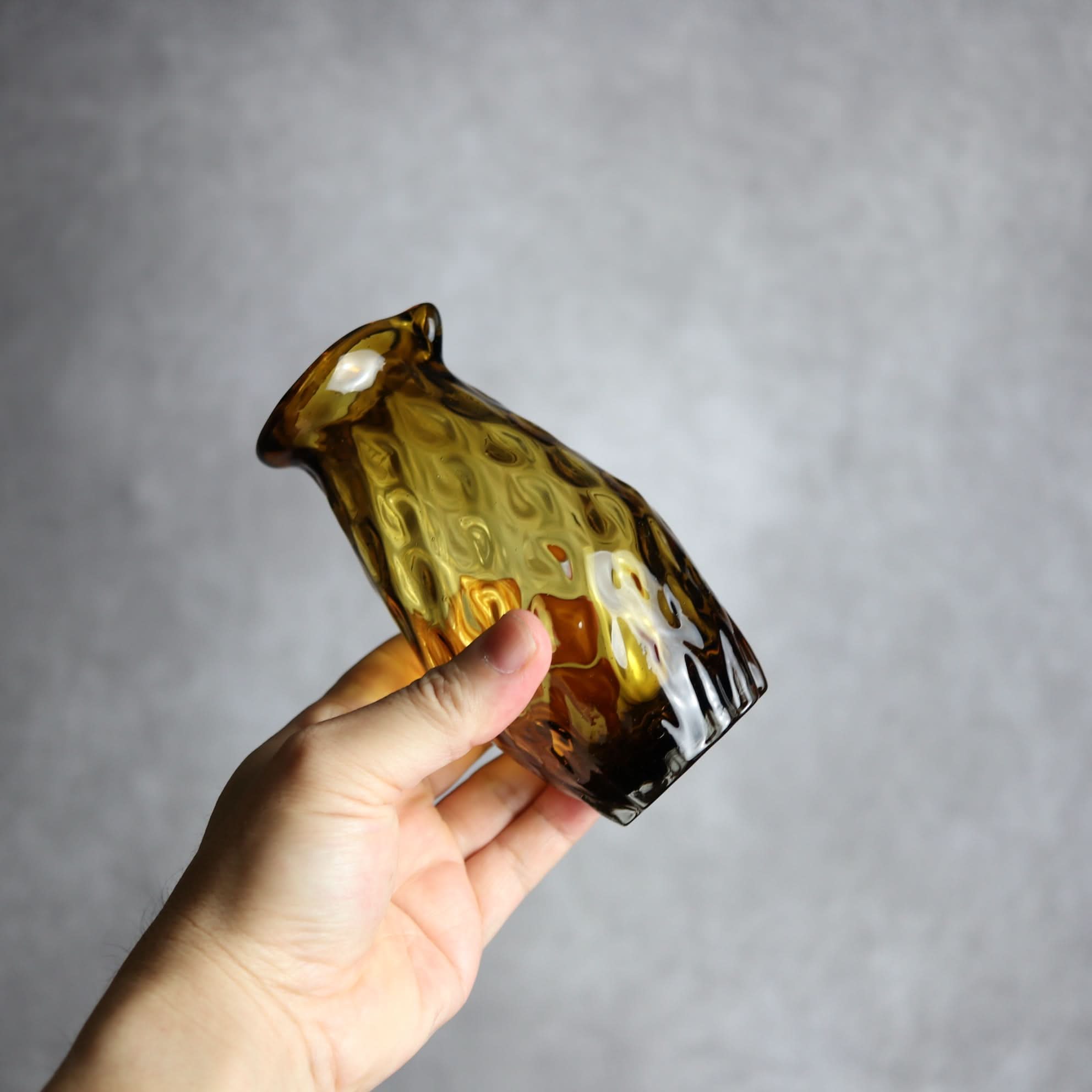 みなも徳利 ブラウン 琉球ガラス ガラス工房清天 琉球ガラス.