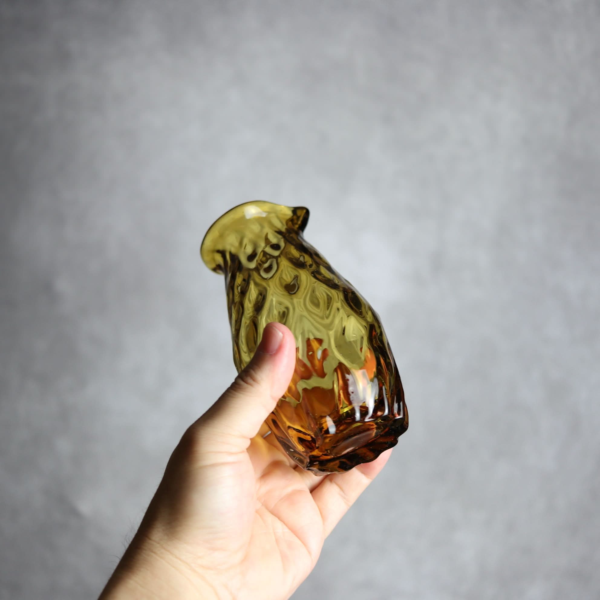 みなも徳利 ブラウン 琉球ガラス ガラス工房清天 琉球ガラス.