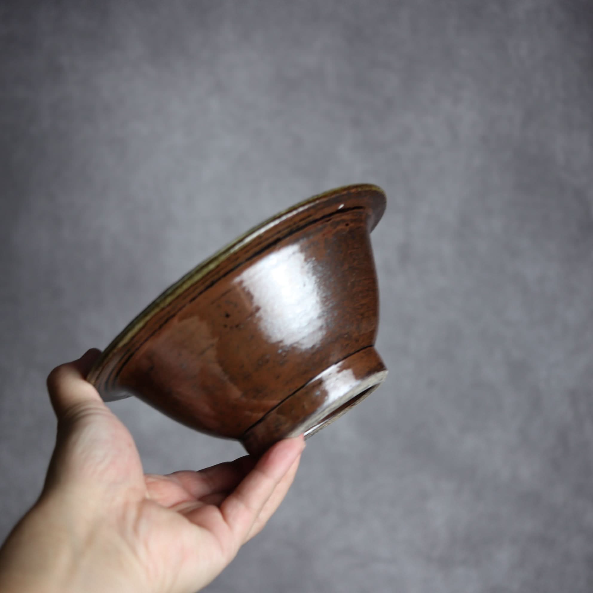 6寸ワンブー2 呉須釉 櫛掻 やちむん 陶器 北窯 宮城正享工房 やちむん 陶器.