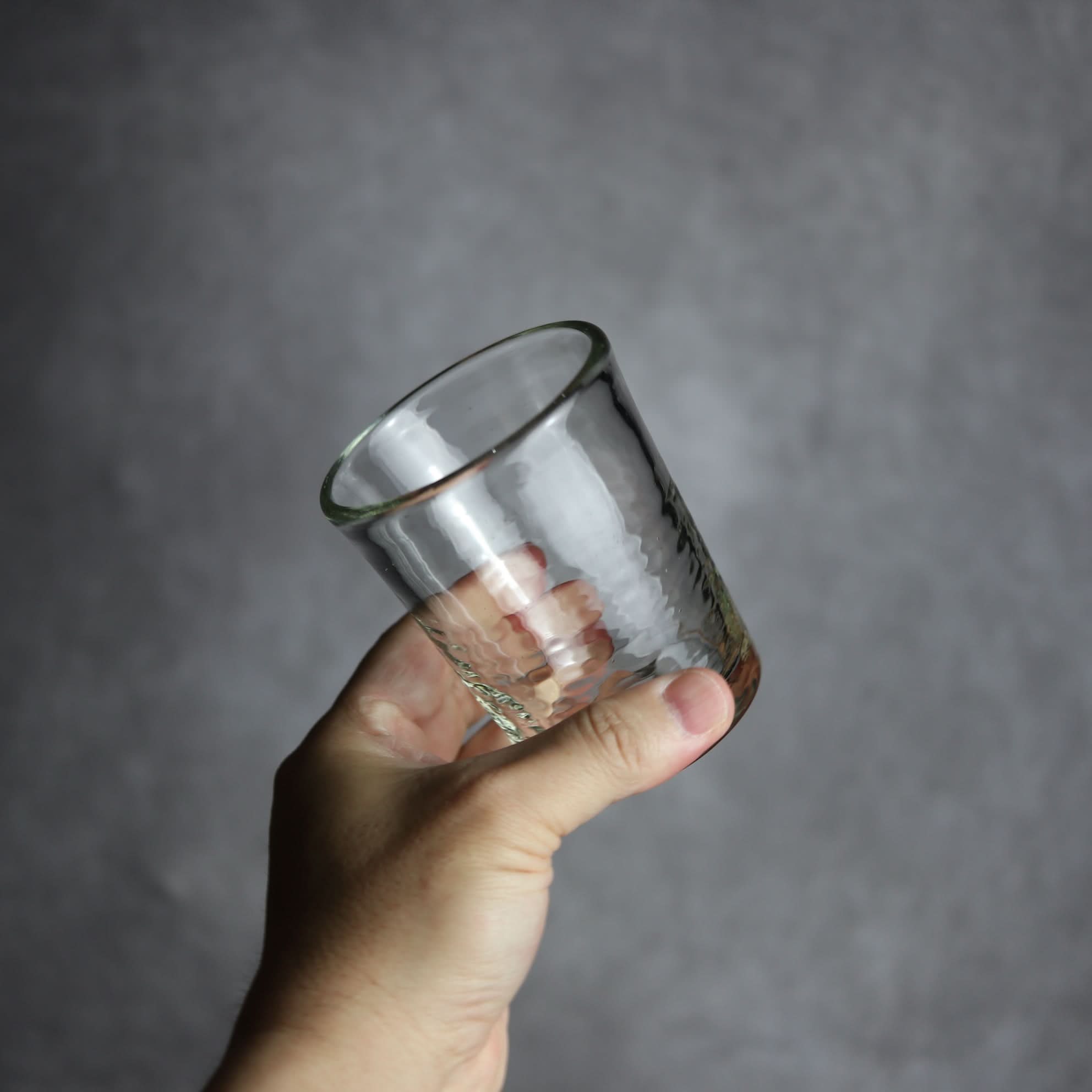 ノーマルグラス 中 クリア 琉球ガラス ガラス工房清天 琉球ガラス.