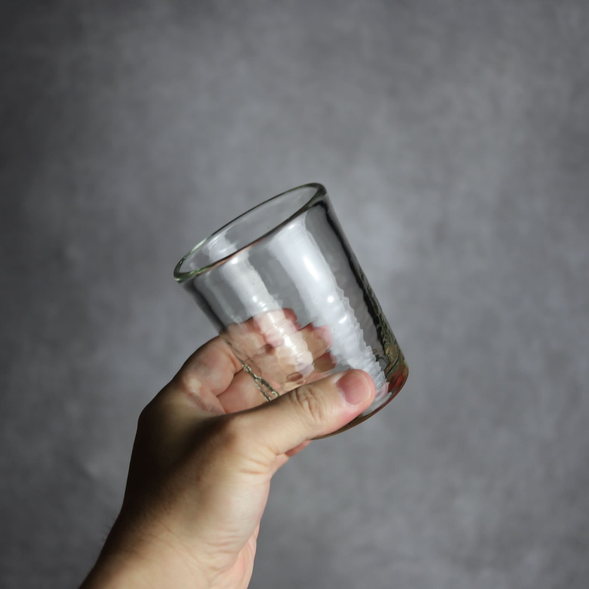 ノーマルグラス 中 クリア 琉球ガラス ガラス工房清天 琉球ガラス.