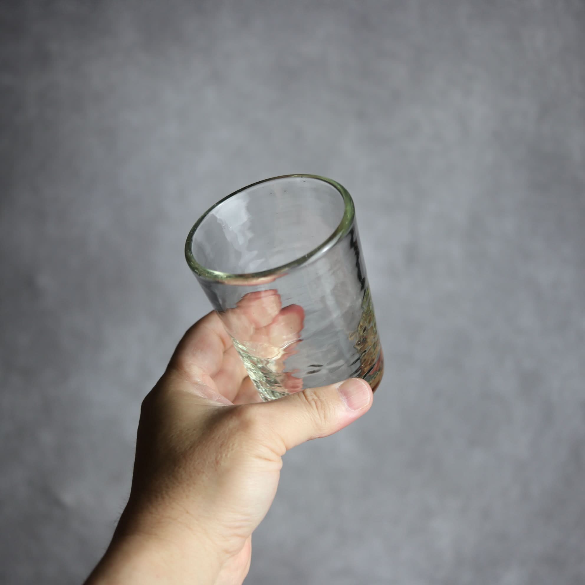 ノーマルグラス 中 クリア 琉球ガラス ガラス工房清天 琉球ガラス.