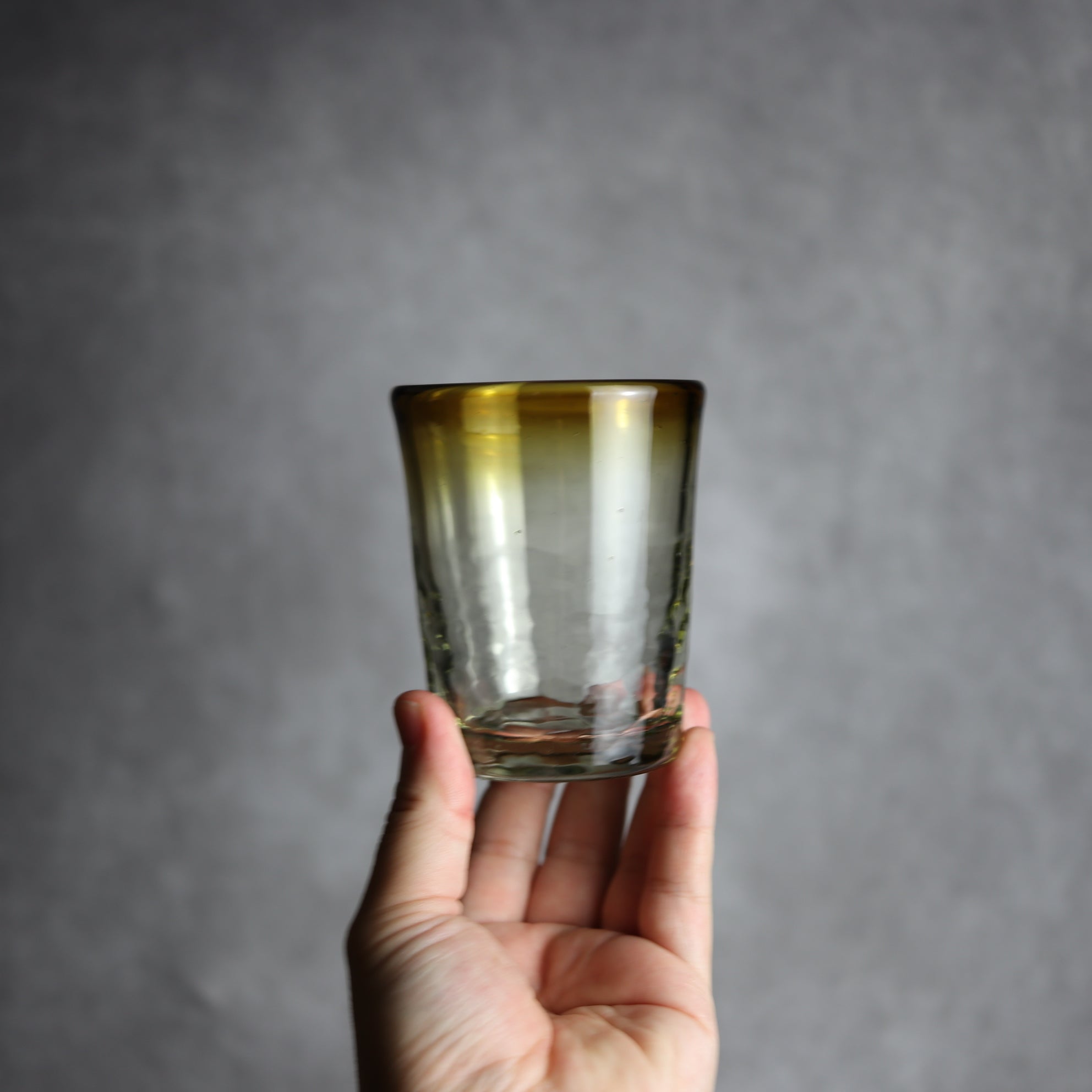 ノーマルグラス 中 ブラウン 琉球ガラス ガラス工房清天 琉球ガラス.