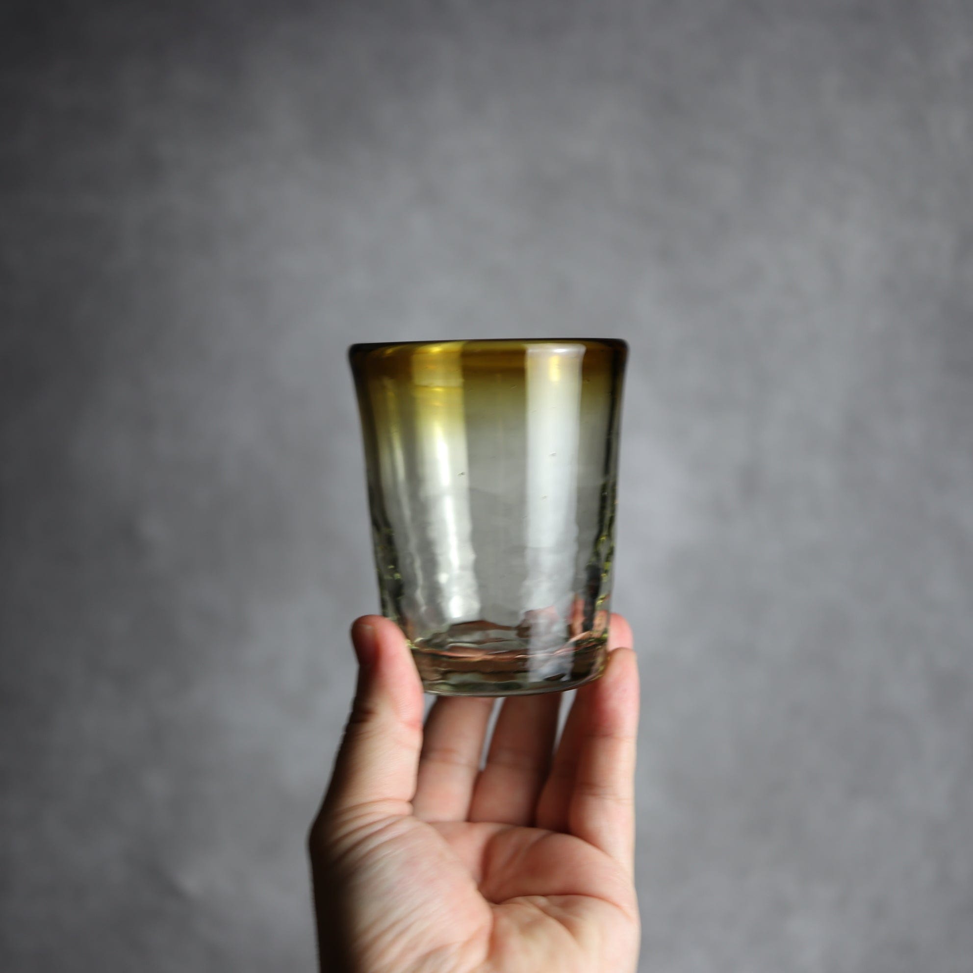 ノーマルグラス 中 ブラウン 琉球ガラス ガラス工房清天 琉球ガラス.