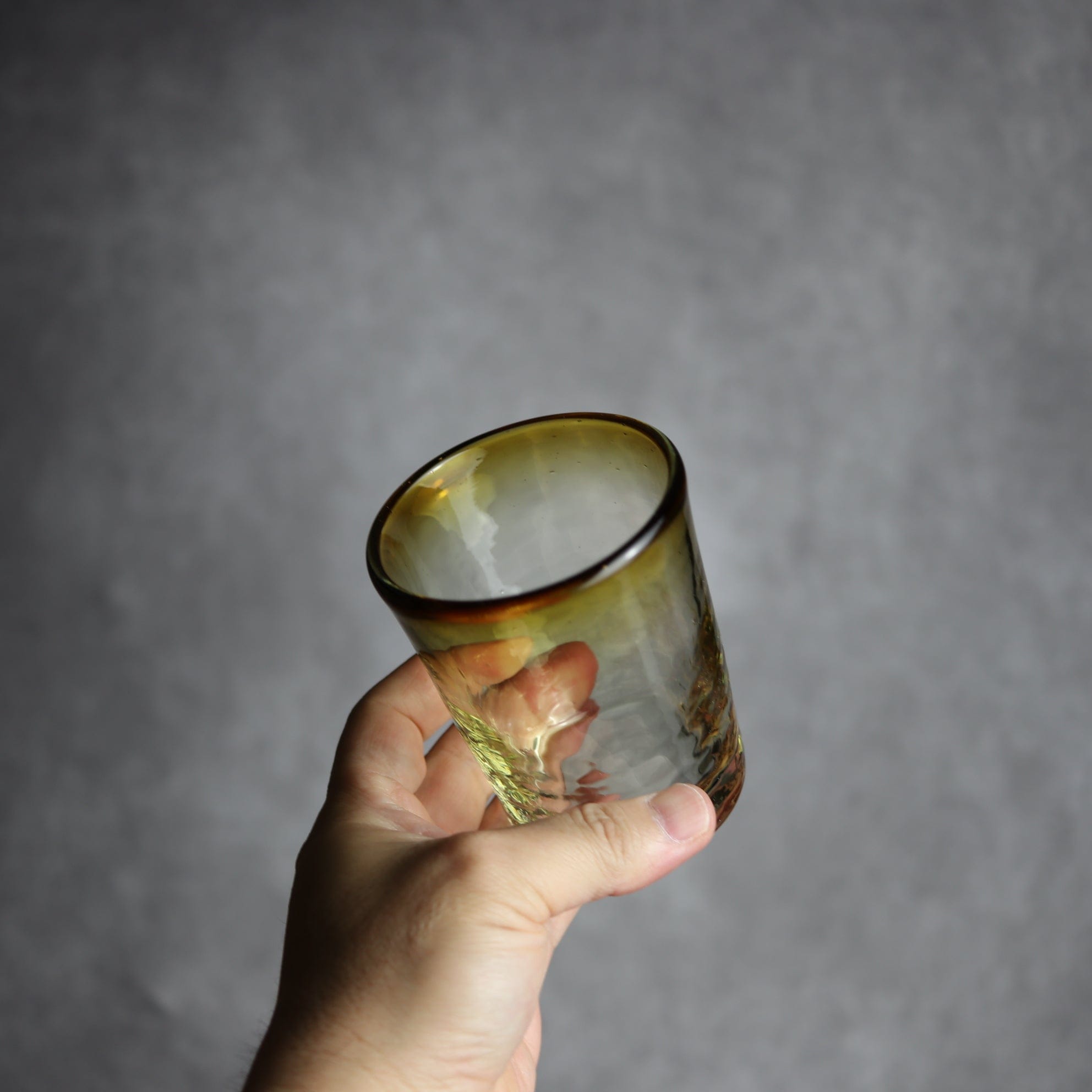 ノーマルグラス 中 ブラウン 琉球ガラス ガラス工房清天 琉球ガラス.