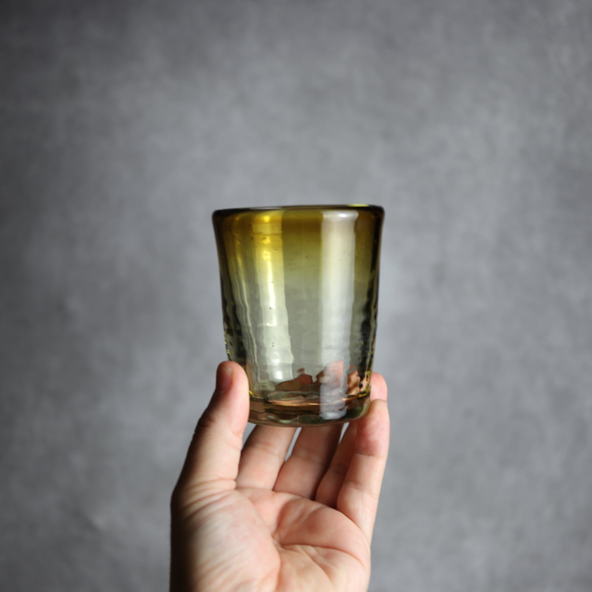 ノーマルグラス 中 ブラウン 琉球ガラス ガラス工房清天 琉球ガラス.