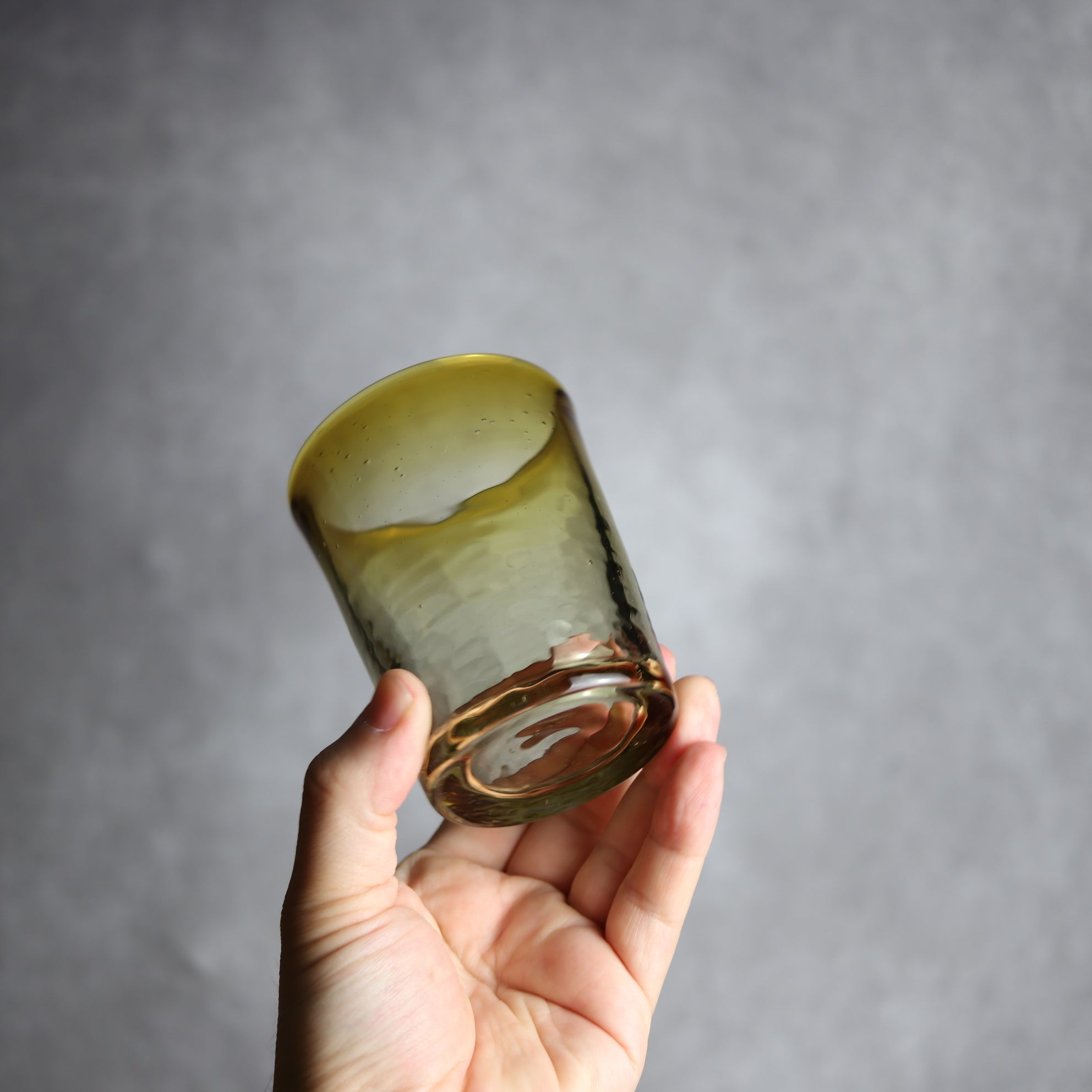 ノーマルグラス 中 ブラウン 琉球ガラス ガラス工房清天 琉球ガラス.