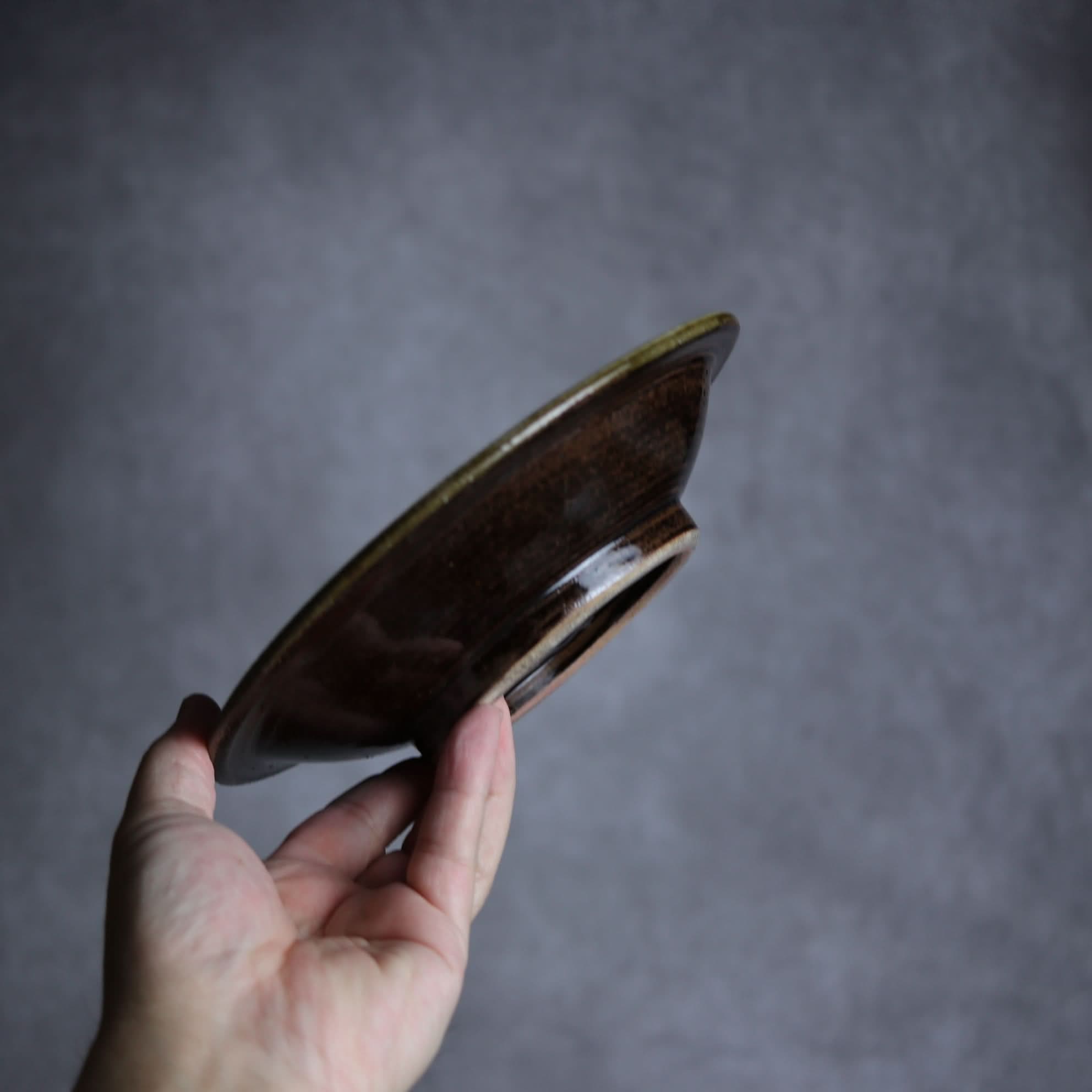 6寸皿1 三彩 点打 やちむん 陶器 北窯 宮城正享工房 やちむん 陶器.