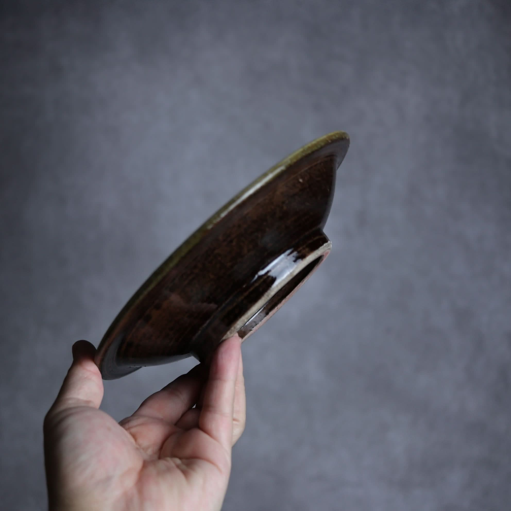 6寸皿1 三彩 点打 やちむん 陶器 北窯 宮城正享工房 やちむん 陶器.