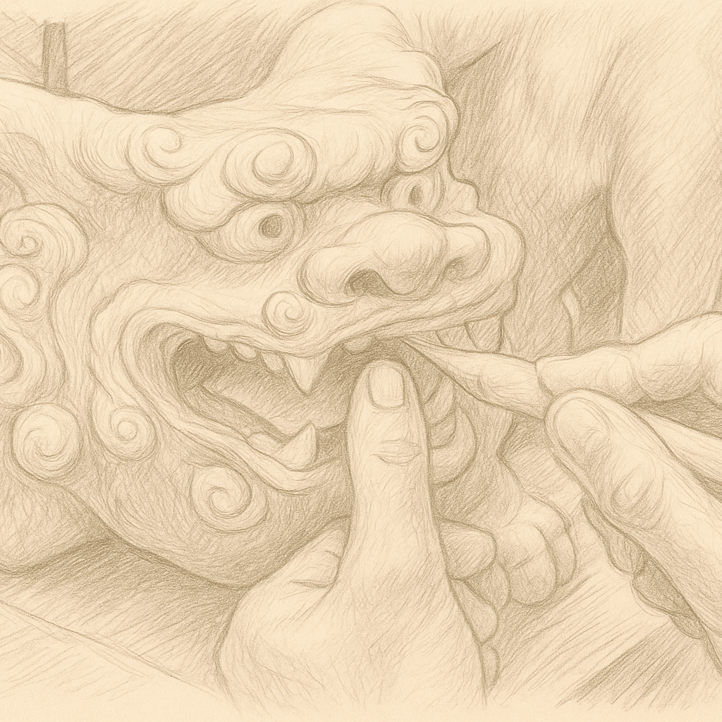 シーサー制作工程