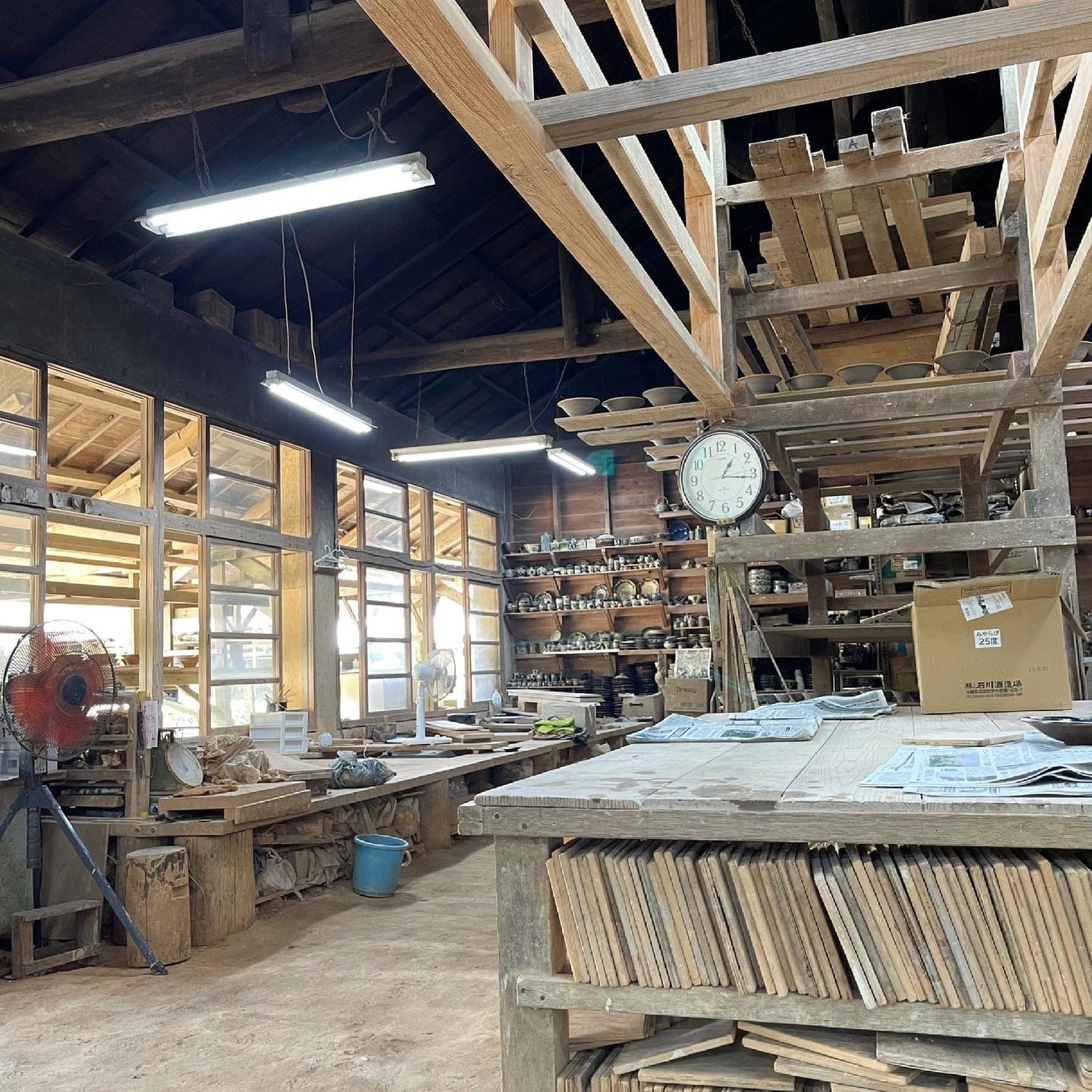 やちむん工房風景_北窯宮城正享工房