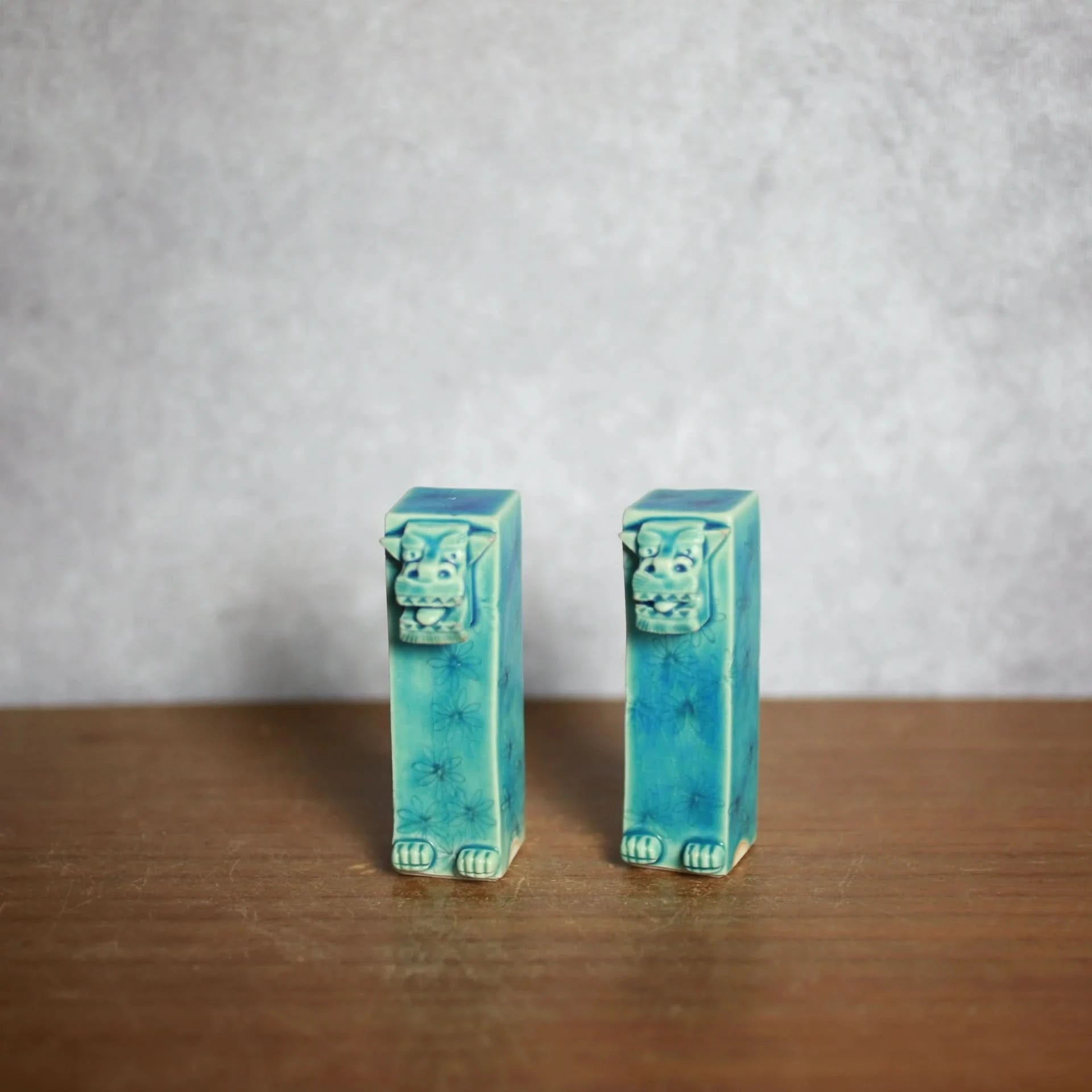 角獅子 小 やちむん 陶器 高江洲陶磁器 やちむん 陶器.