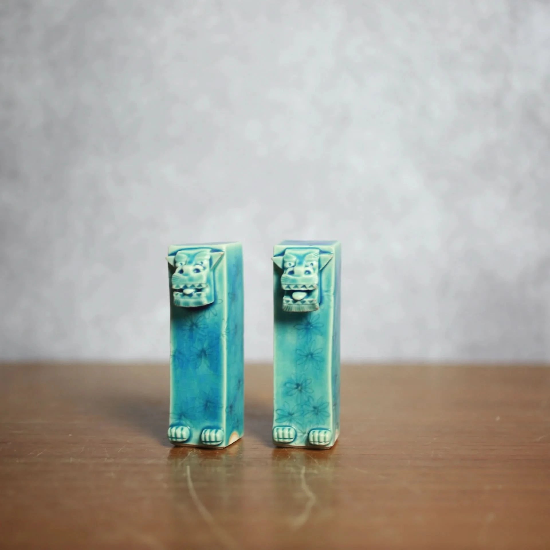 角獅子 小 やちむん 陶器 高江洲陶磁器 やちむん 陶器.