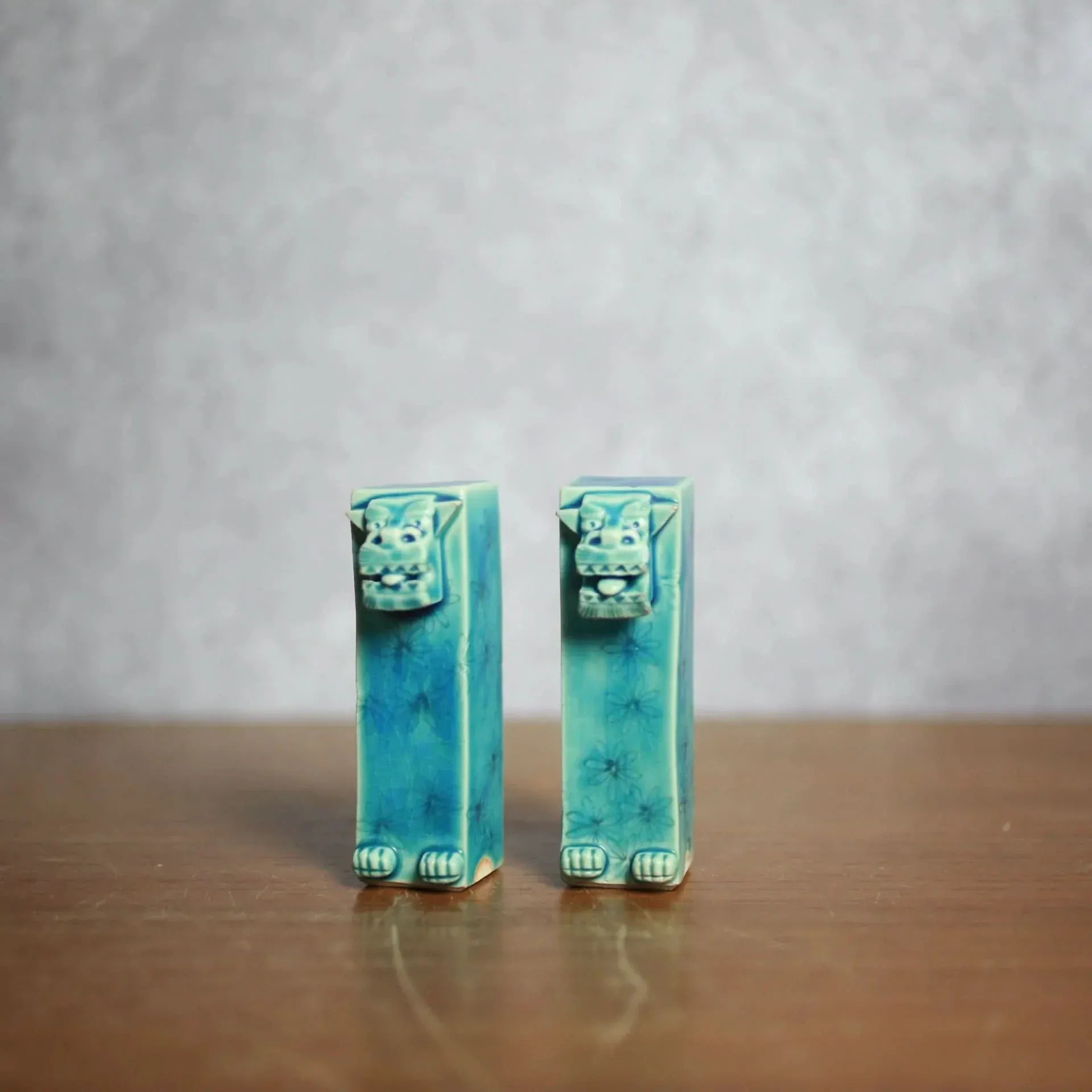 角獅子 小 やちむん 陶器 高江洲陶磁器 やちむん 陶器.