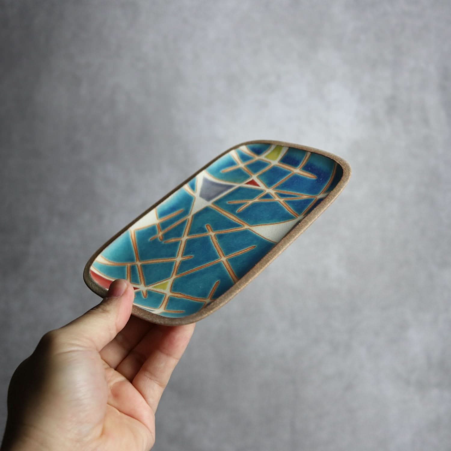 トニー 長角皿(小) やちむん 陶器.