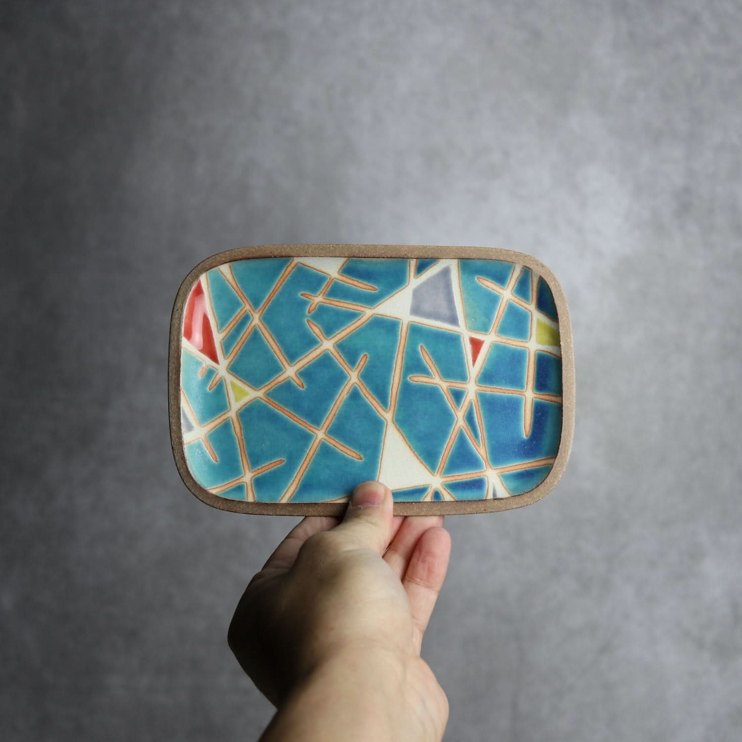 トニー 長角皿(小) やちむん 陶器.