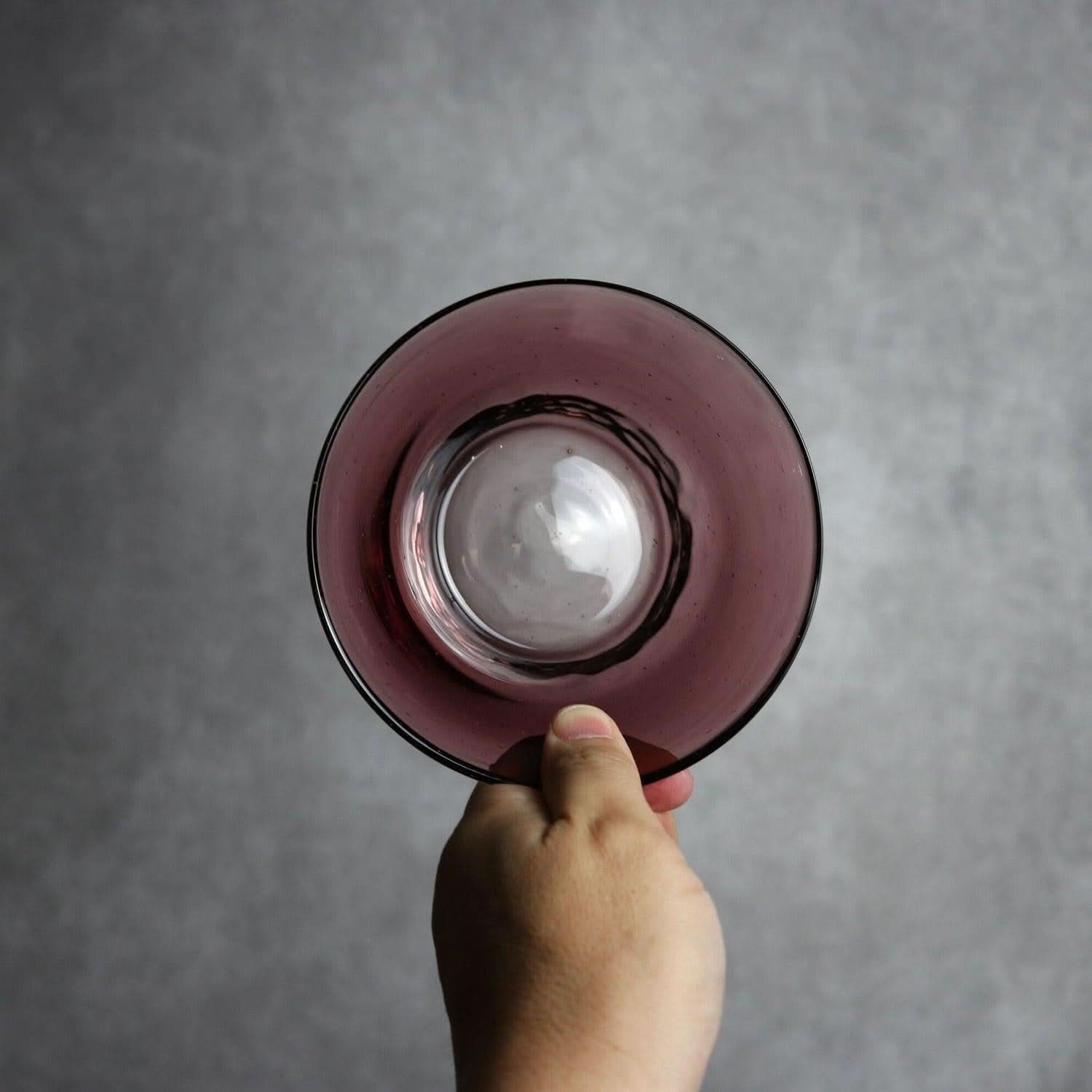 ノーマルボウル 紫 琉球ガラス ガラス工房清天 琉球ガラス.