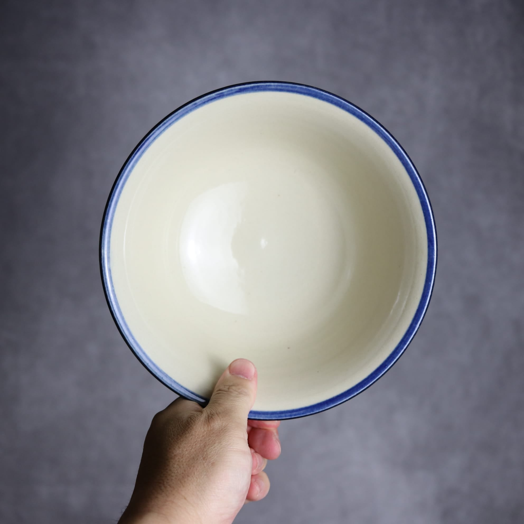 6寸マカイ 赤絵ブーゲンビリア やちむん 陶器 陶眞窯