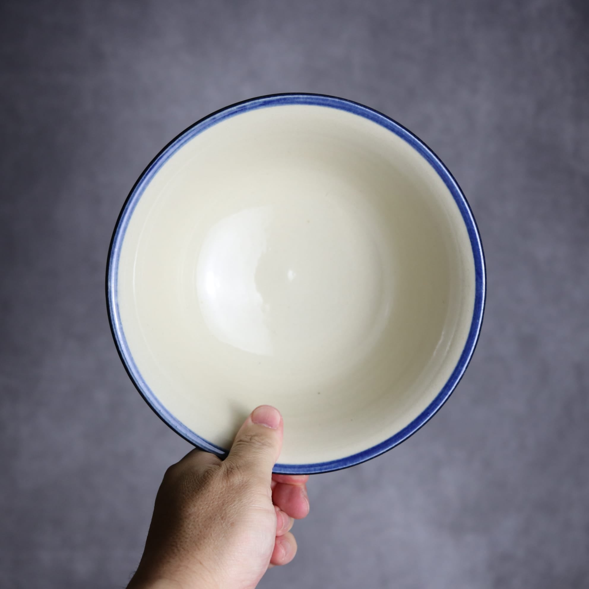 6寸マカイ 赤絵ブーゲンビリア やちむん 陶器 陶眞窯
