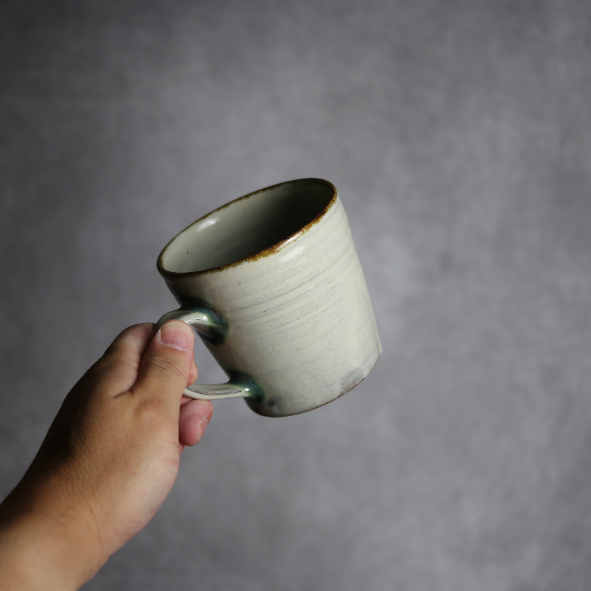 マグカップ1 飴 呉須釉 ヤンバルクイナ やちむん 陶器 やちむん工房 mug