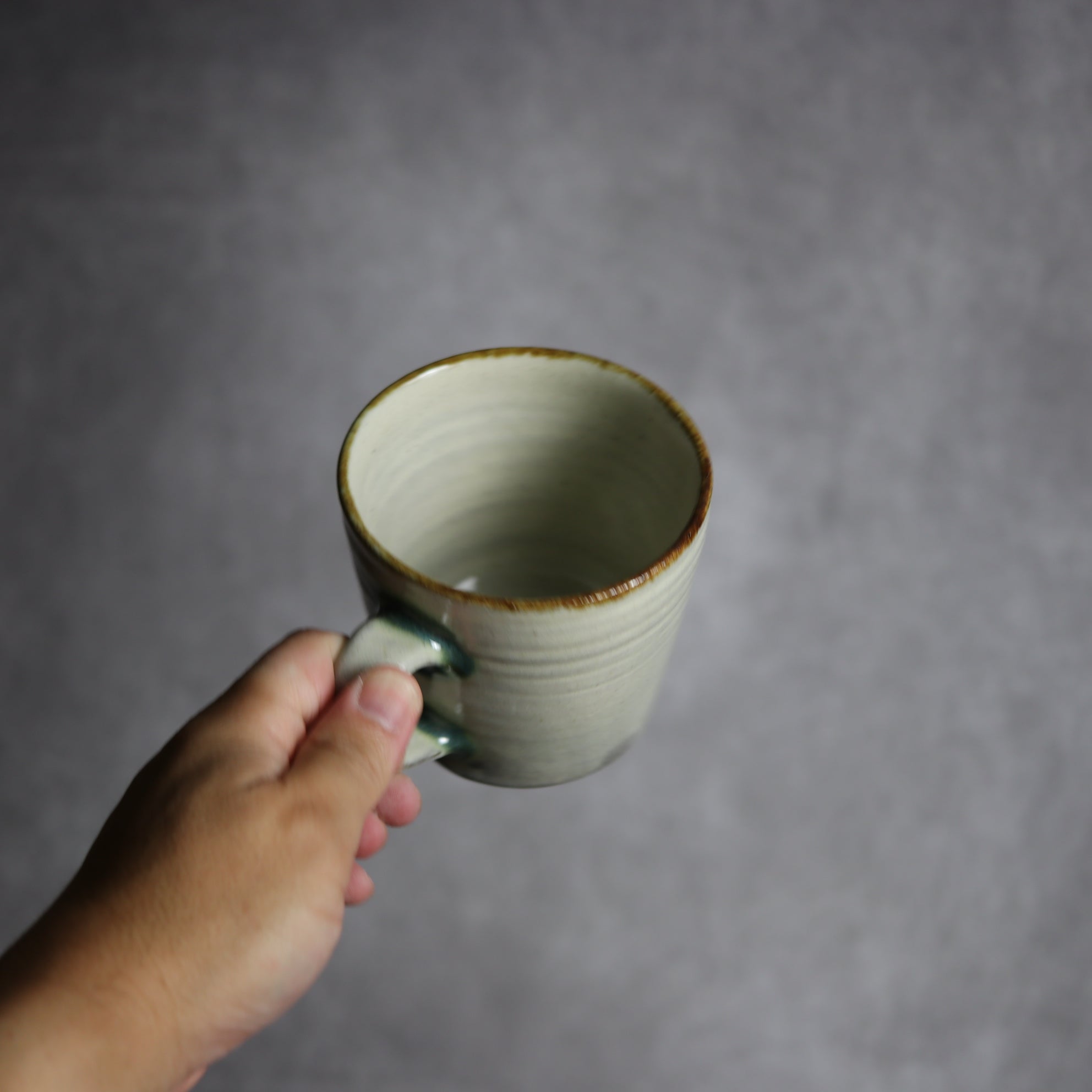 マグカップ1 飴 呉須釉 ヤンバルクイナ やちむん 陶器 やちむん工房 mug