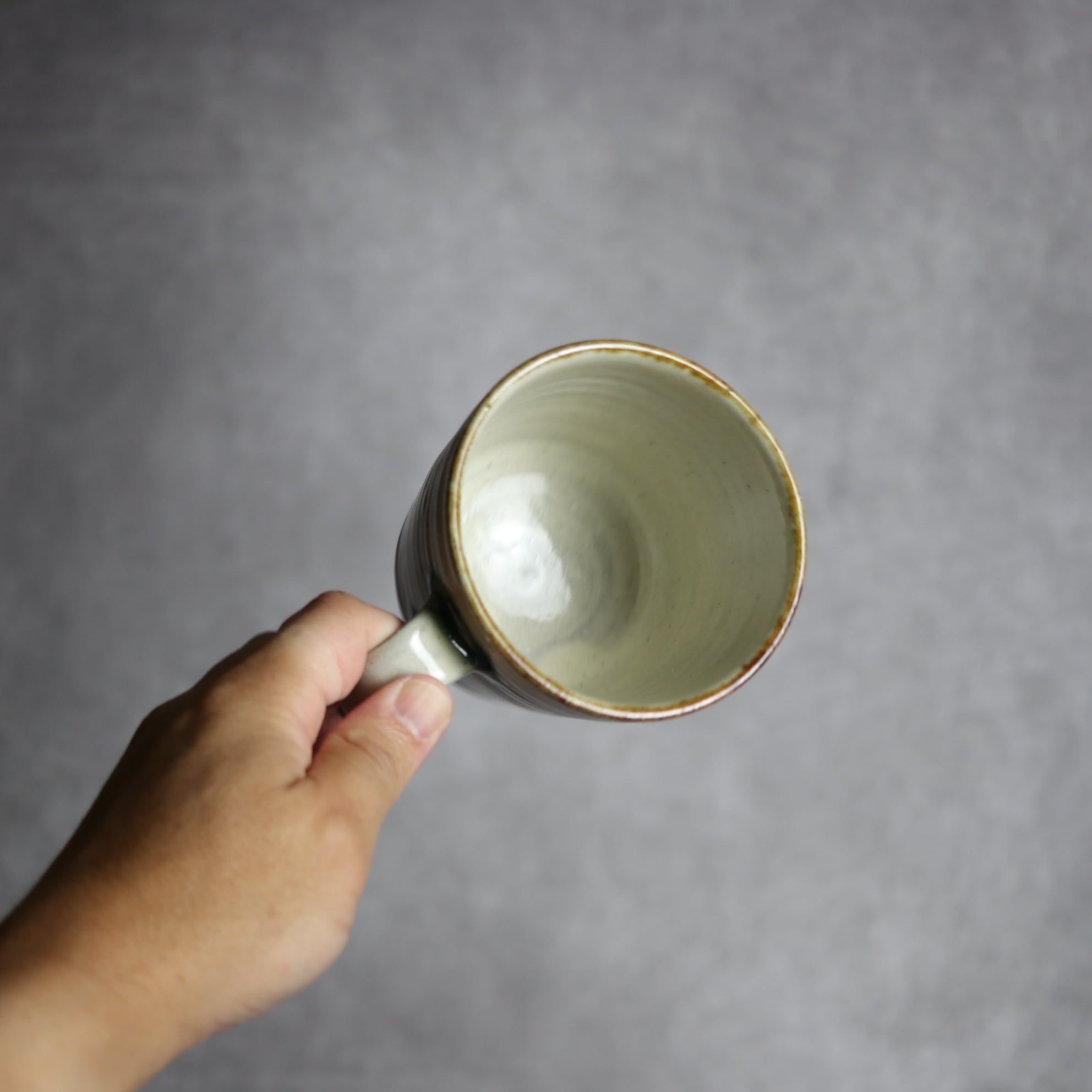 マグカップ1 飴 呉須釉 ヤンバルクイナ やちむん 陶器 やちむん工房 mug
